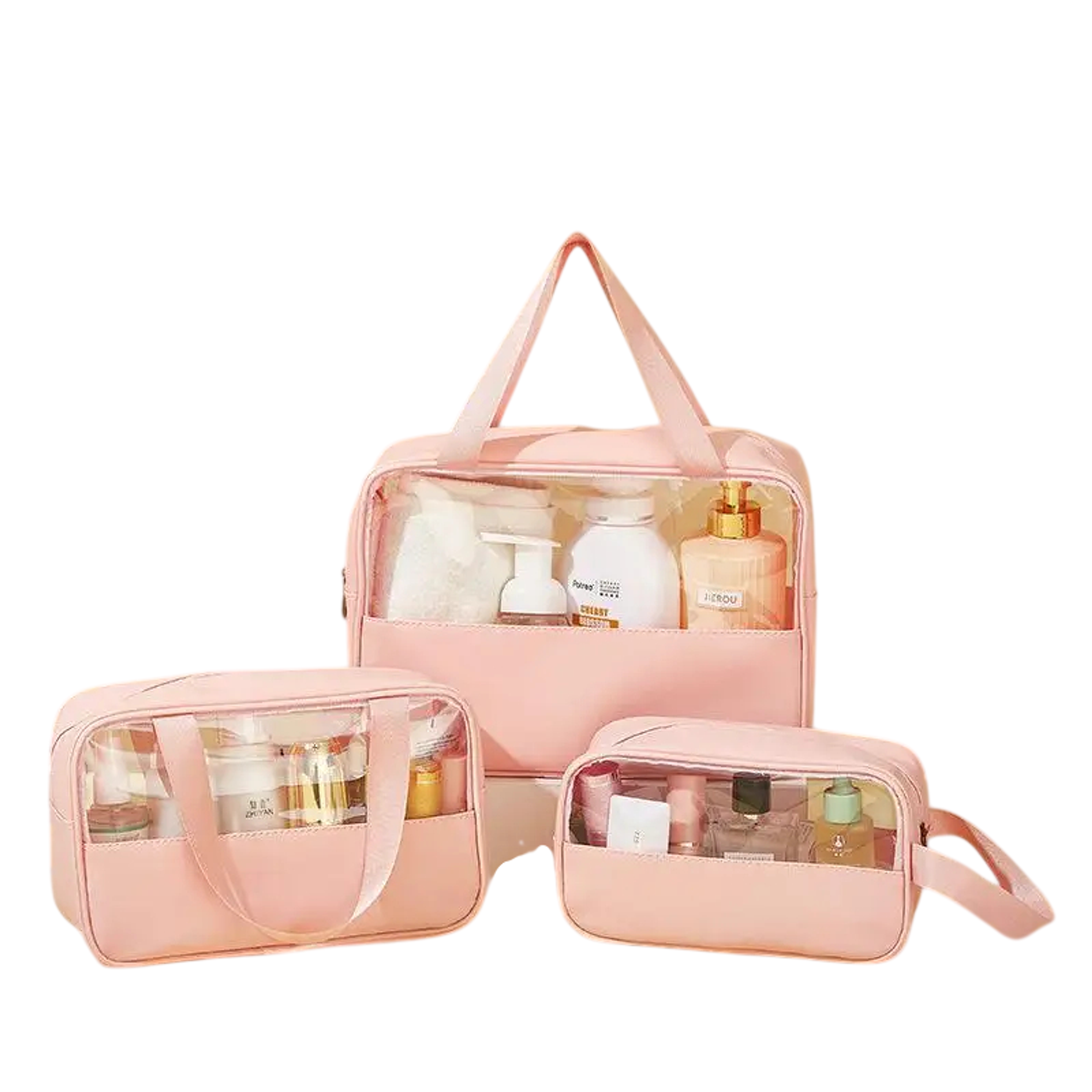 Kit 3 en 1 Bolsas de Maquillaje estuche neceser - 30x20x12 cm 19