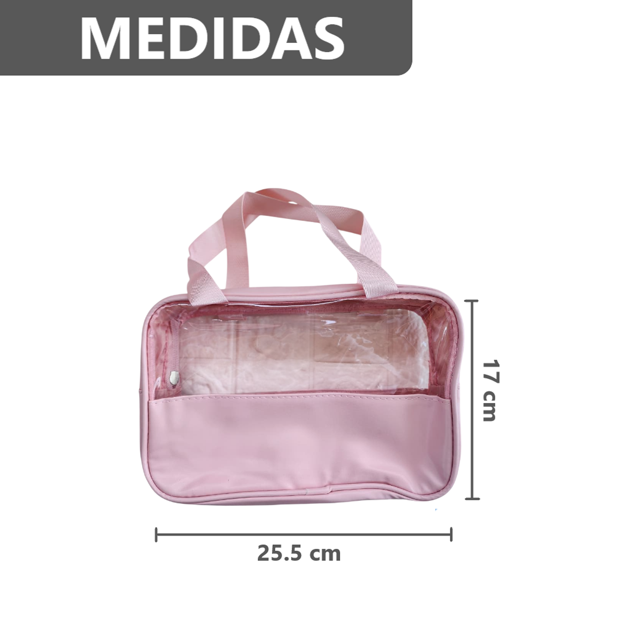 Kit 3 en 1 Bolsas de Maquillaje estuche neceser - 30x20x12 cm 21