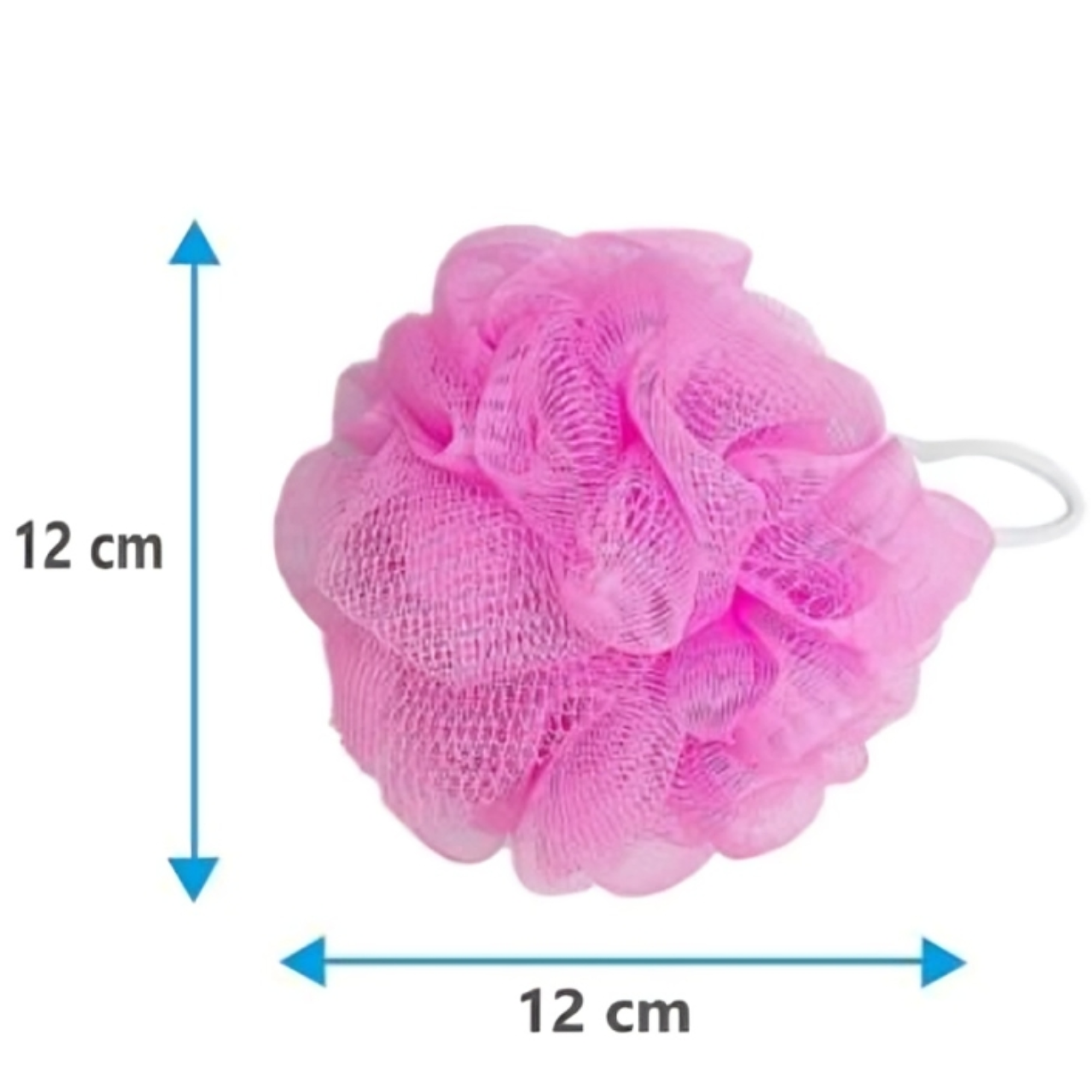 10 esponjas exfoliantes de malla 3