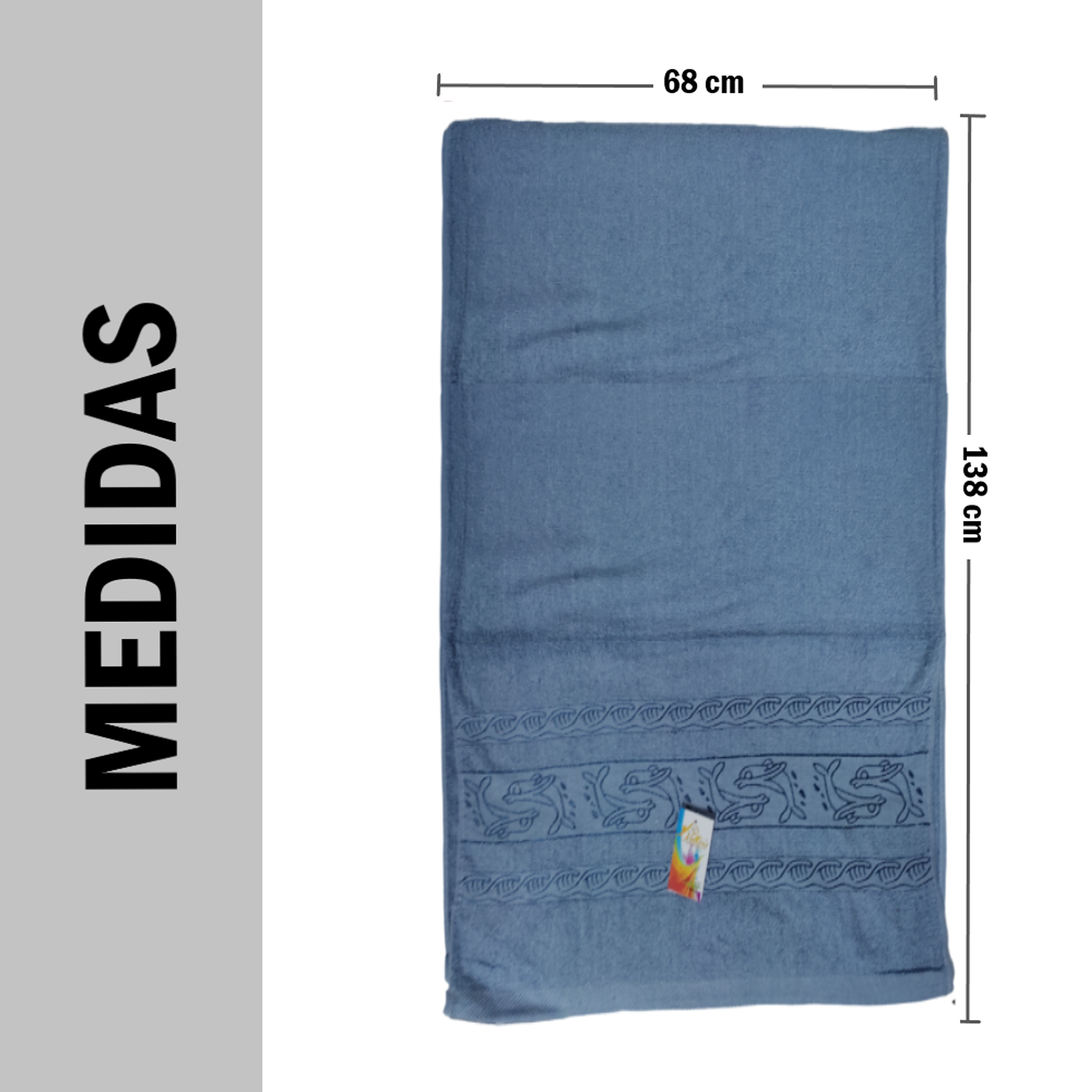 Toalla para cuerpo suave - 138x68cm 8