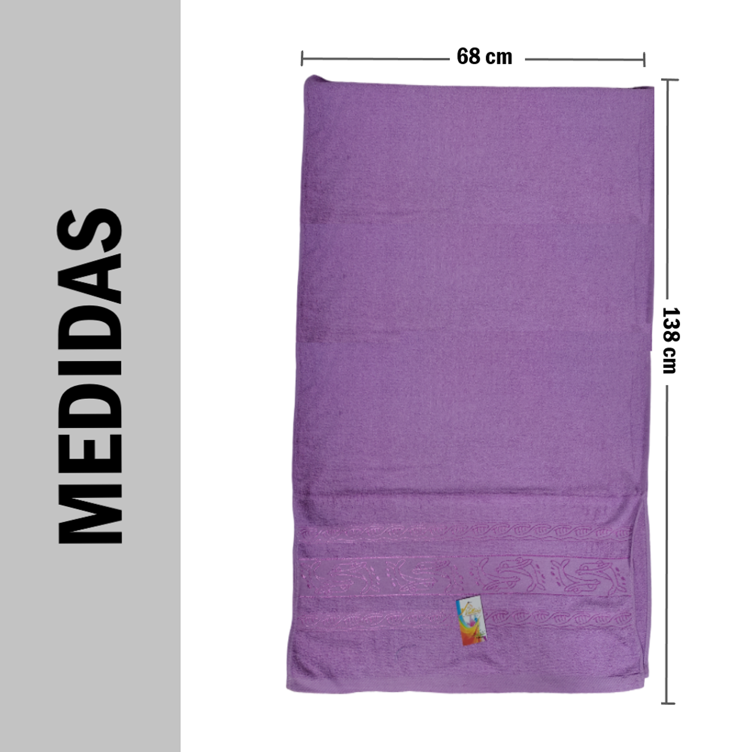 Toalla para cuerpo suave - 138x68cm 19