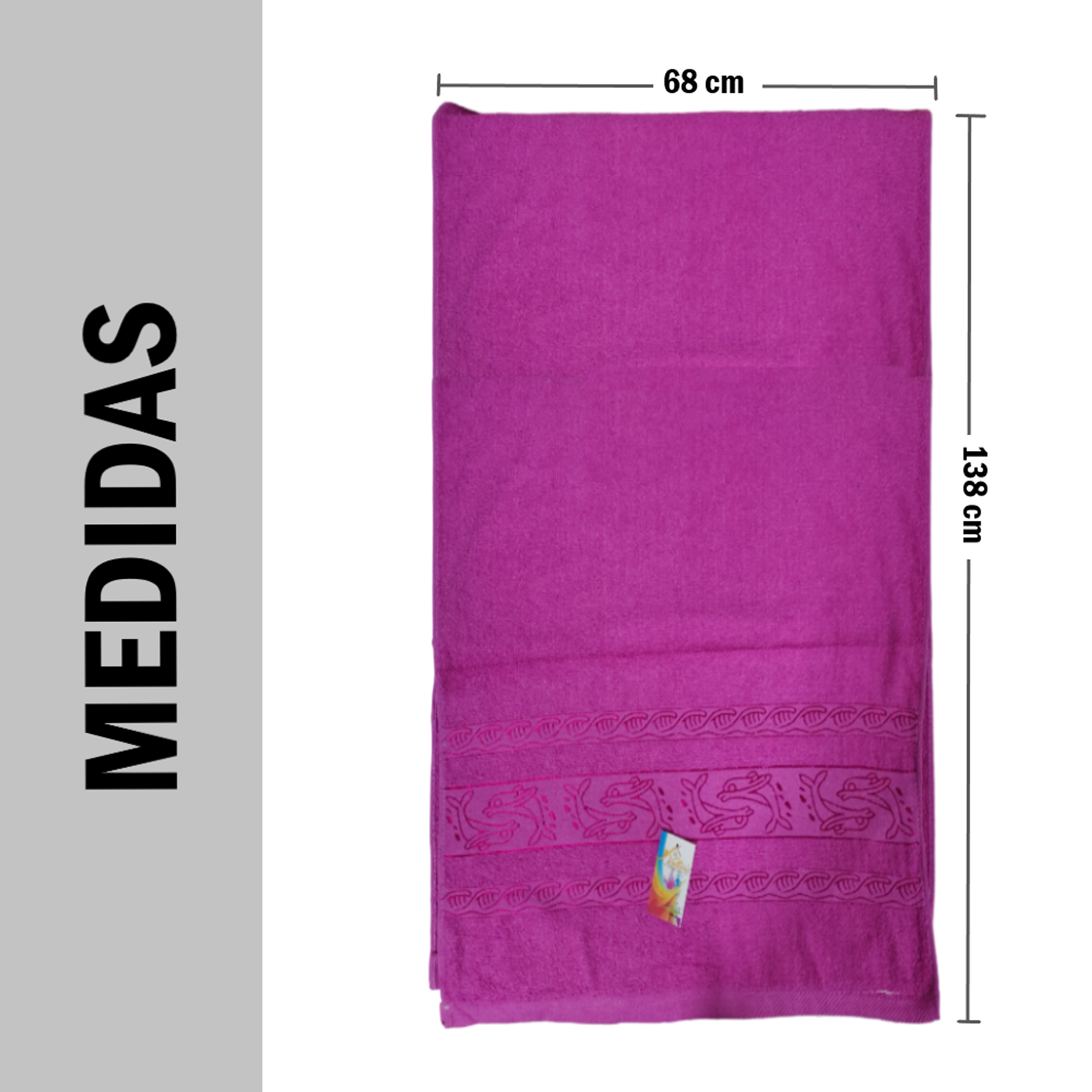 Toalla para cuerpo suave - 138x68cm 16