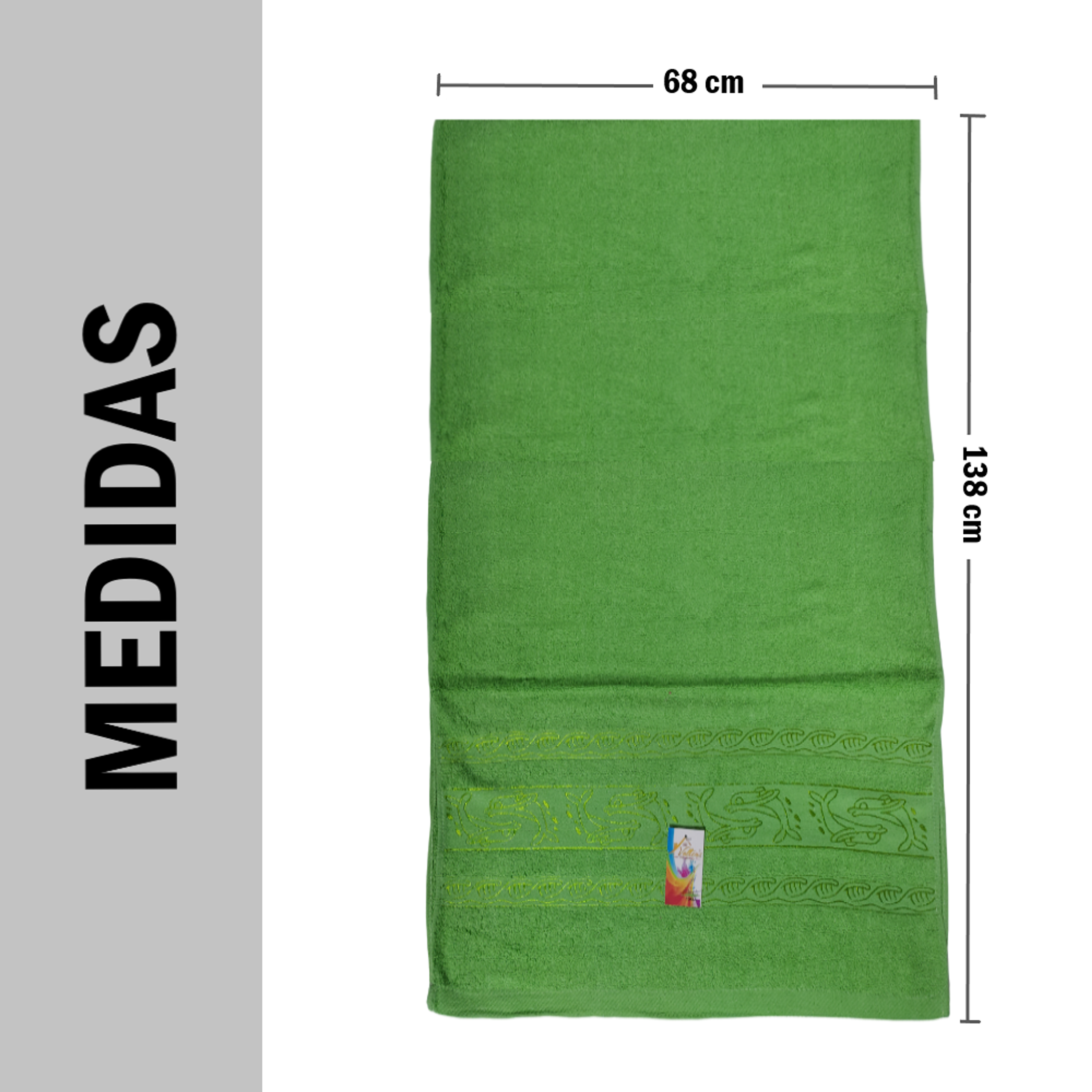 Toalla para cuerpo suave - 138x68cm 11