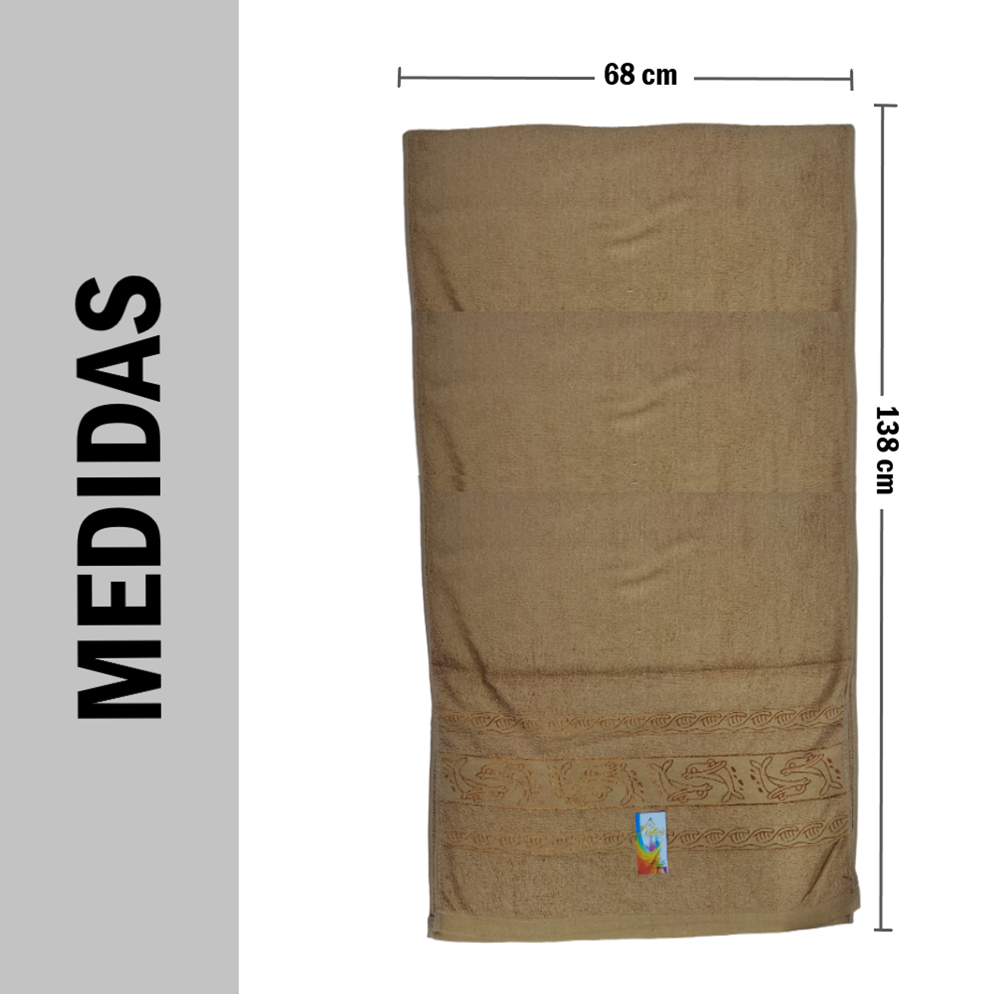 Toalla para cuerpo suave - 138x68cm 23