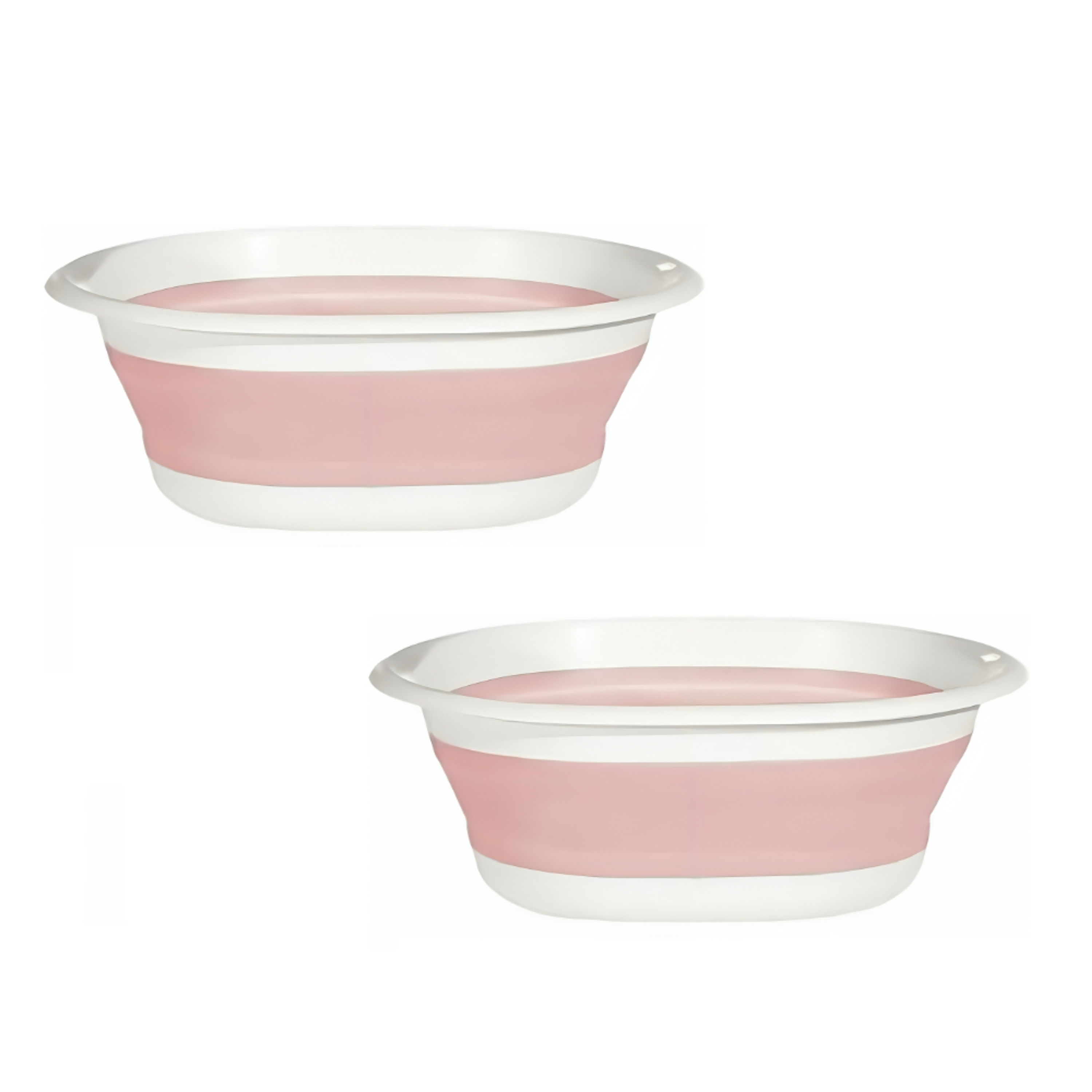 2 Tinas Lavatorios Plegable Multiuso para Baño y Hogar  1