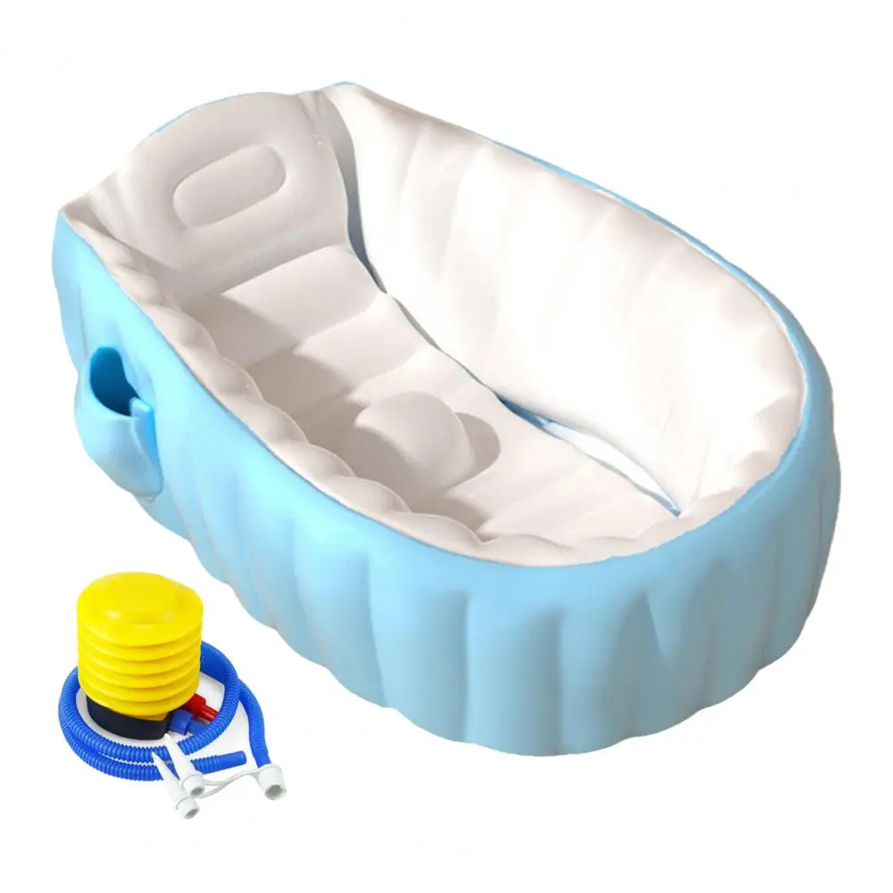 Bañera Tina inflable Portátil 98x64x28 cm con Inflador  1