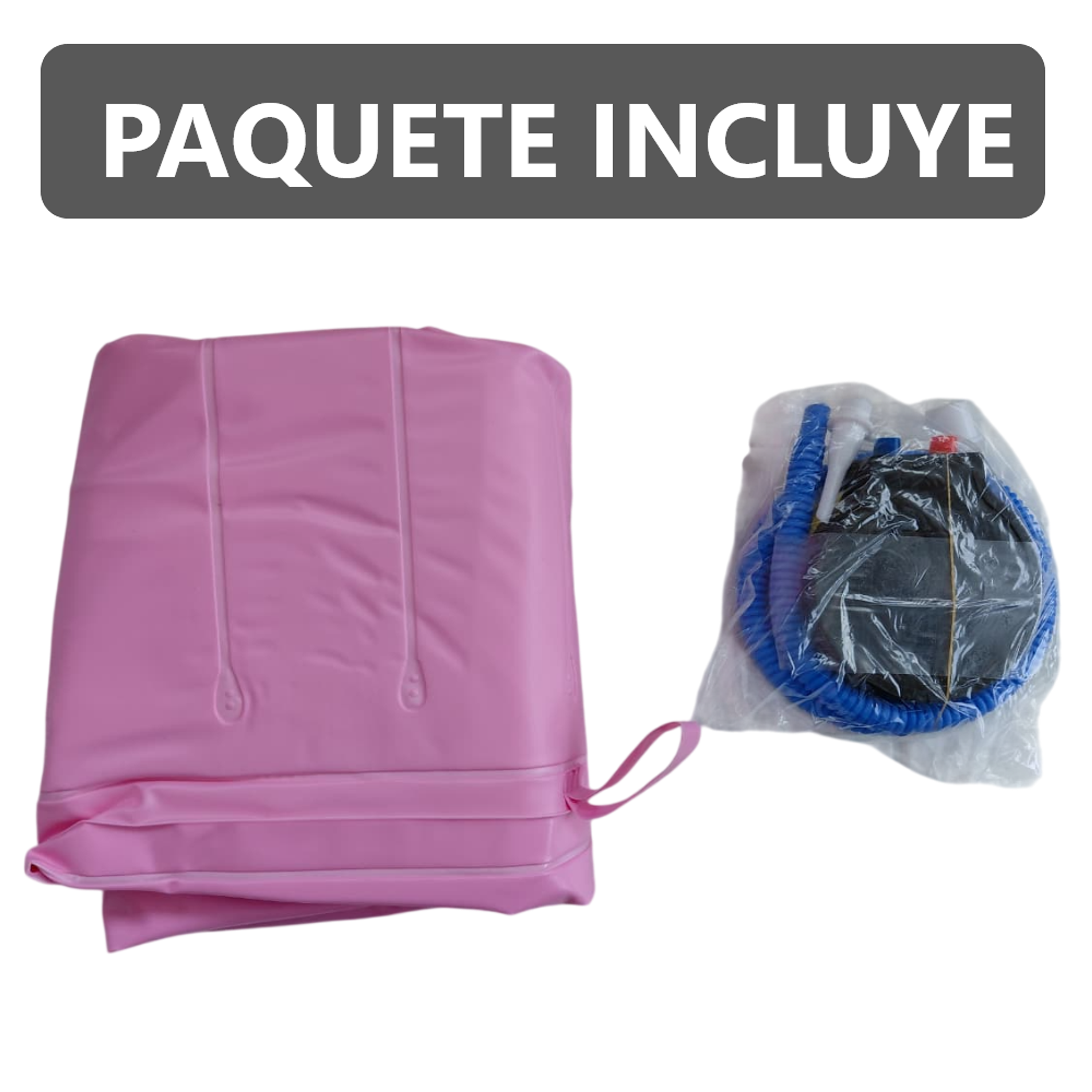 Bañera Tina inflable Portátil 98x64x28 cm con Inflador  9