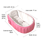 Bañera Tina inflable Portátil 98x64x28 cm con Inflador  - Miniatura 7