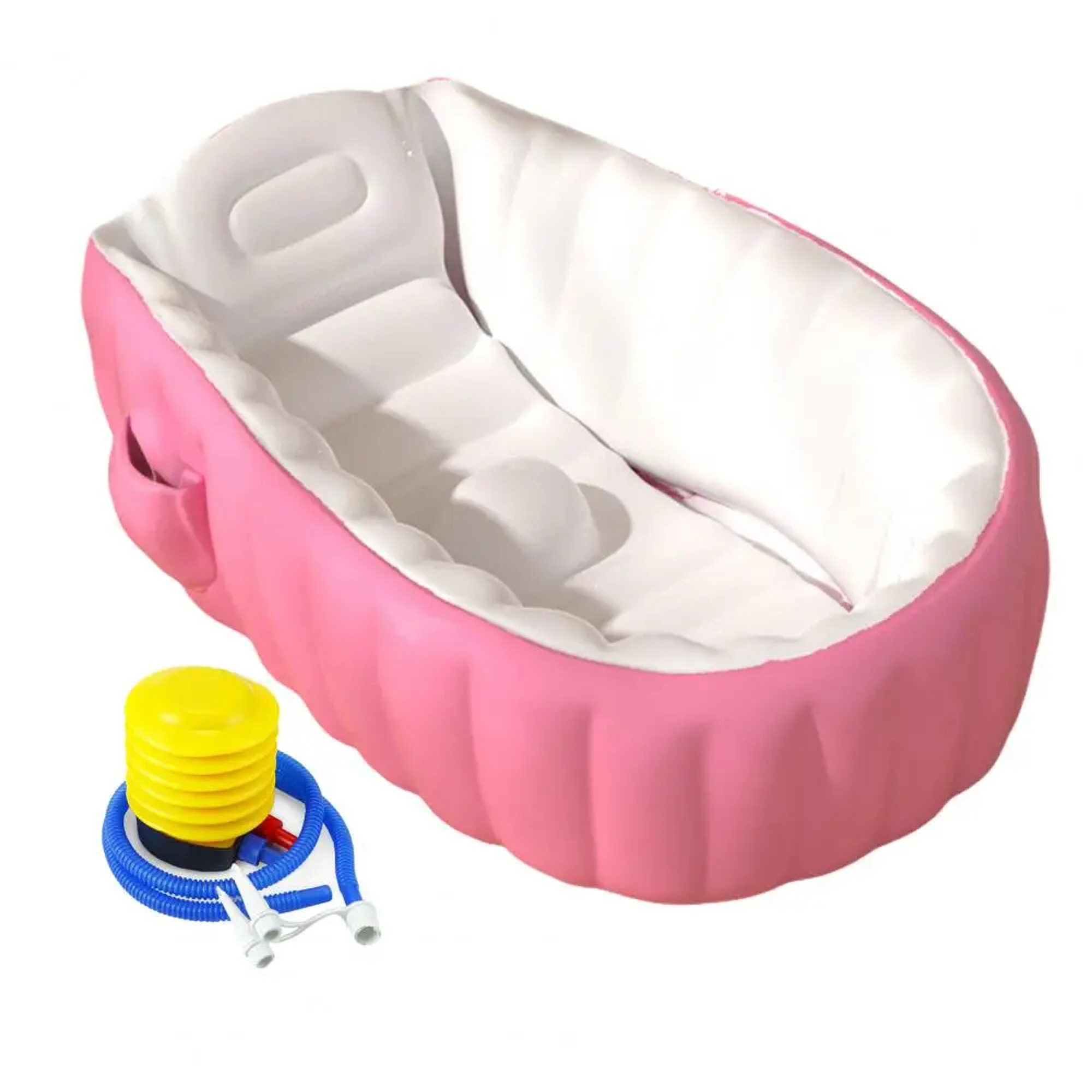 Bañera Tina inflable Portátil 98x64x28 cm con Inflador  6