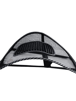 Pack x2 Cojín Soporte Lumbar para Asiento de Carro Auto Oficina