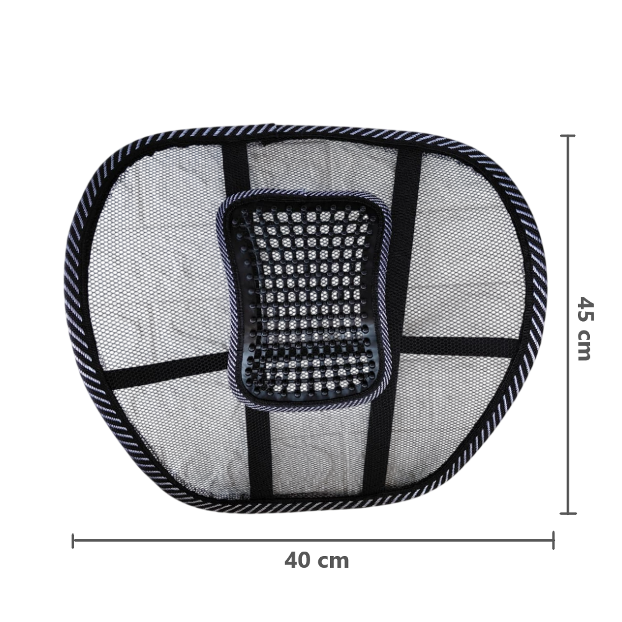 Pack x2 Cojín Soporte Lumbar para Asiento de Carro Auto Oficina 6