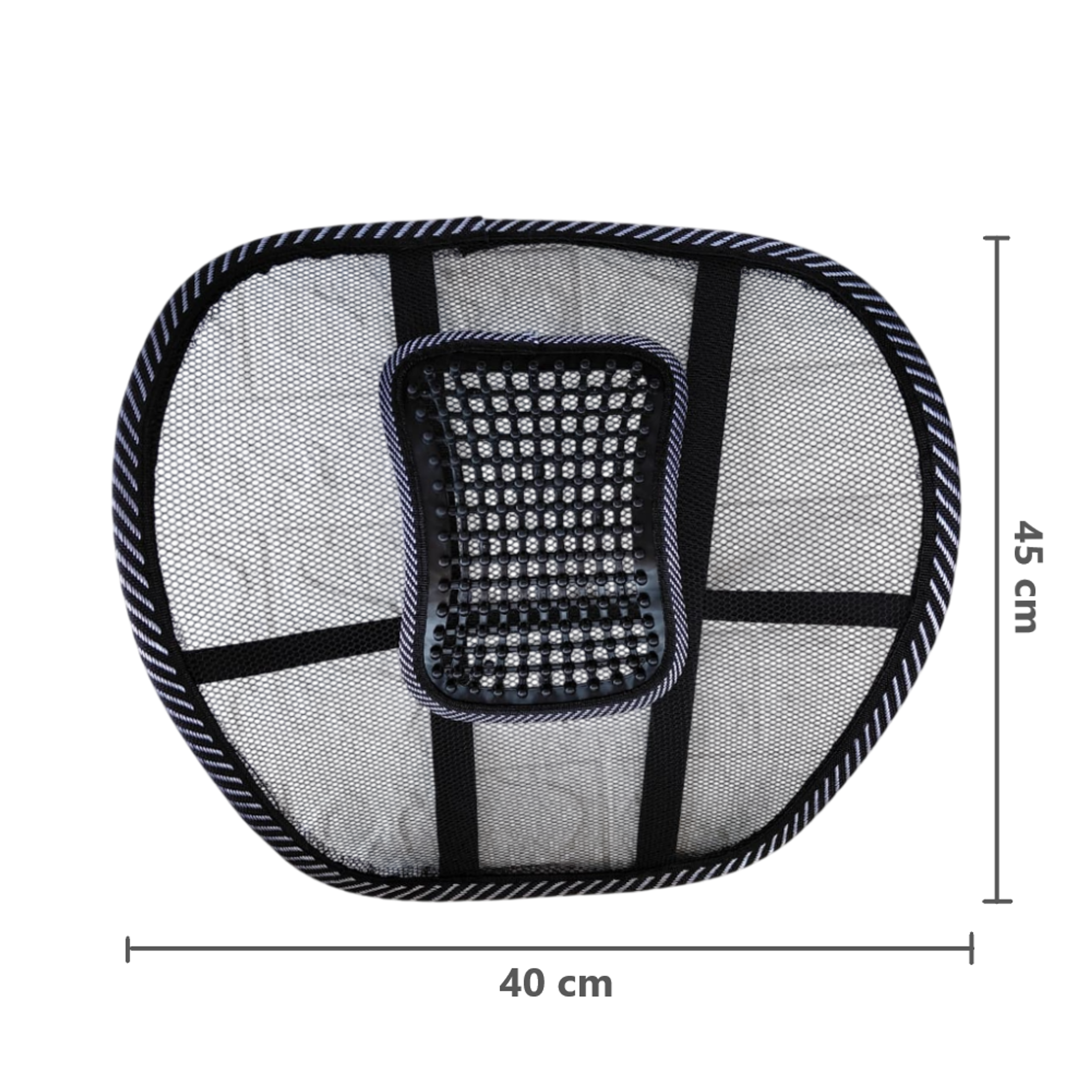 Pack x2 Cojín Soporte Lumbar para Asiento de Carro Auto Oficina 6