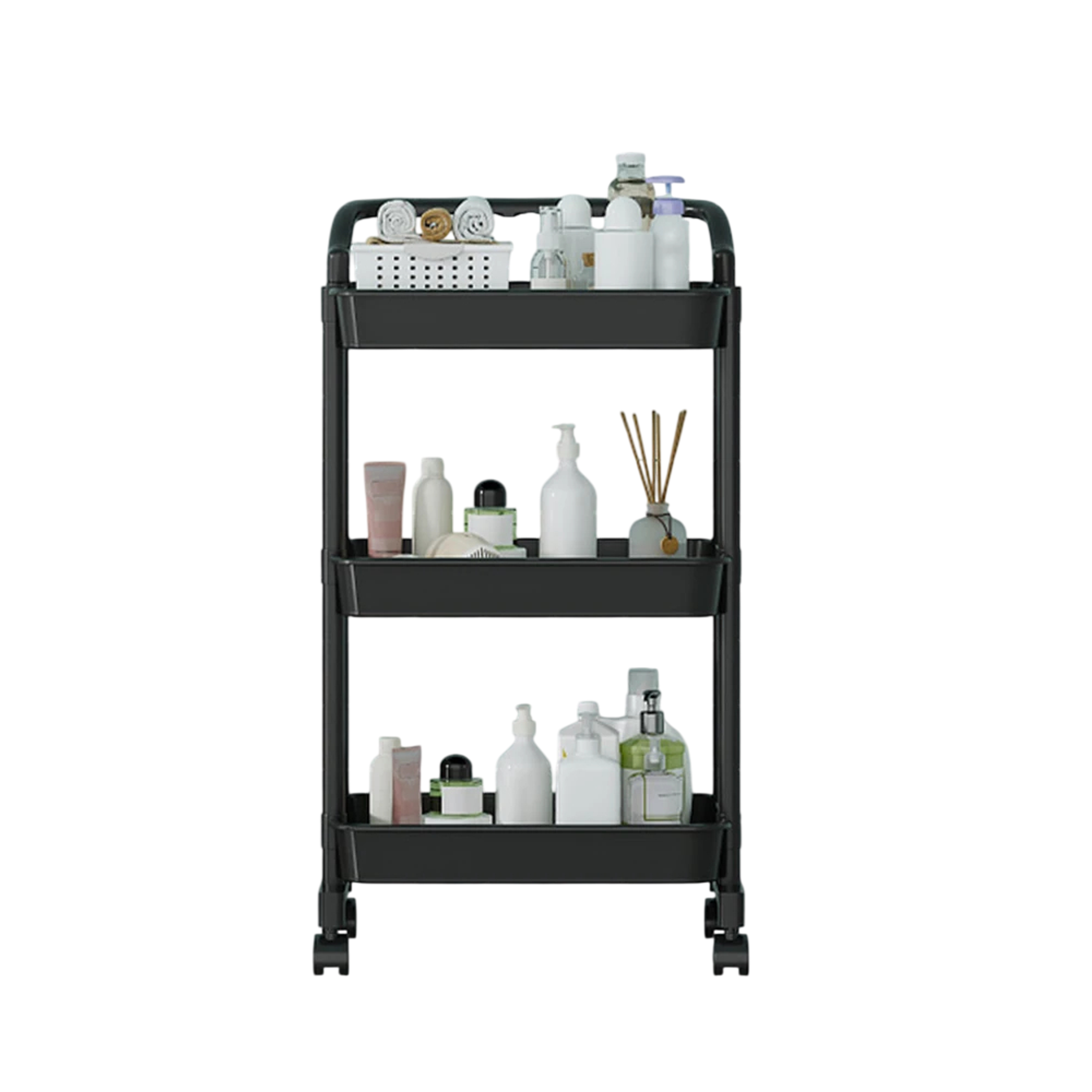 Carrito Organizador Multiuso de 3 Niveles rodante 2