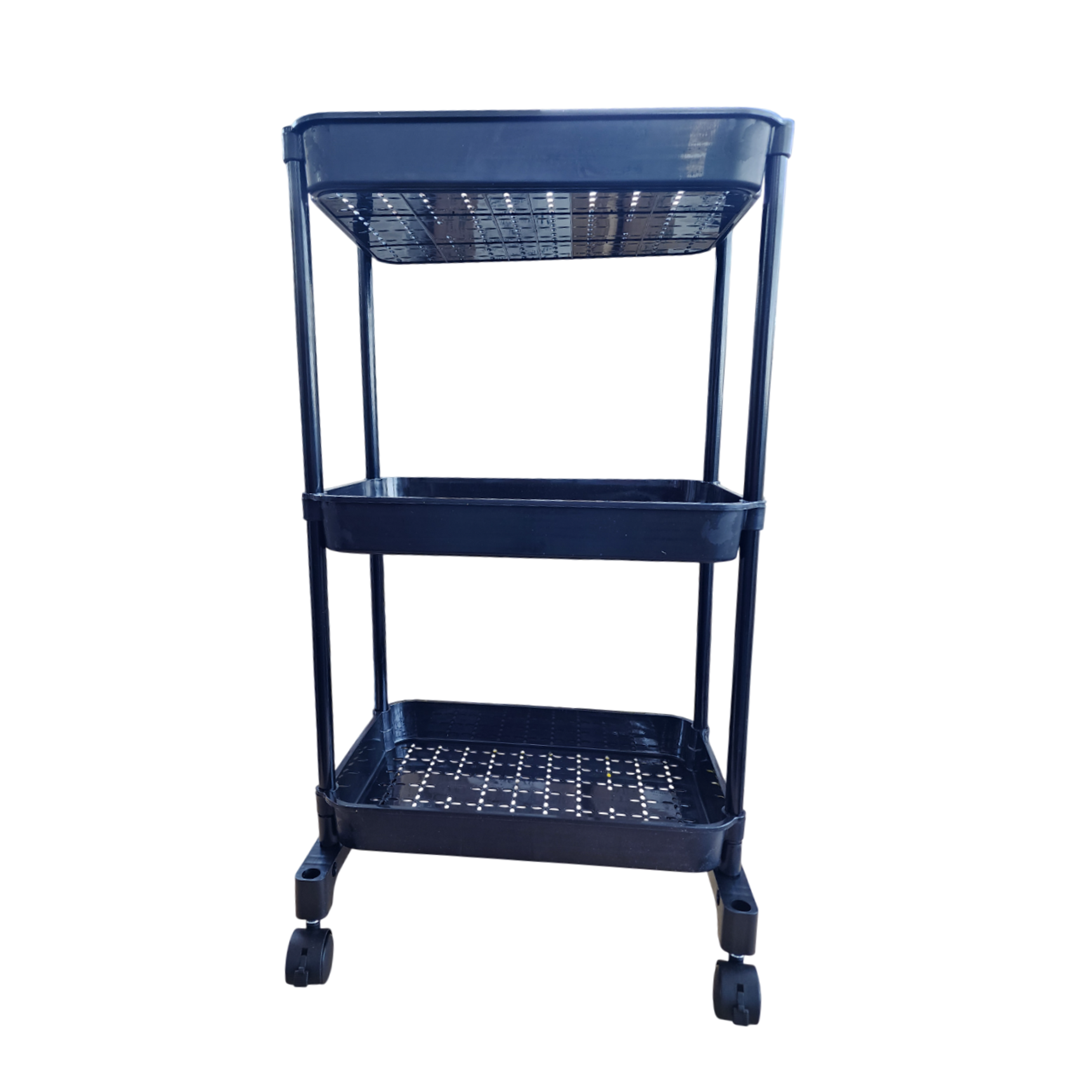 Carrito Organizador Multiuso de 3 Niveles rodante 4