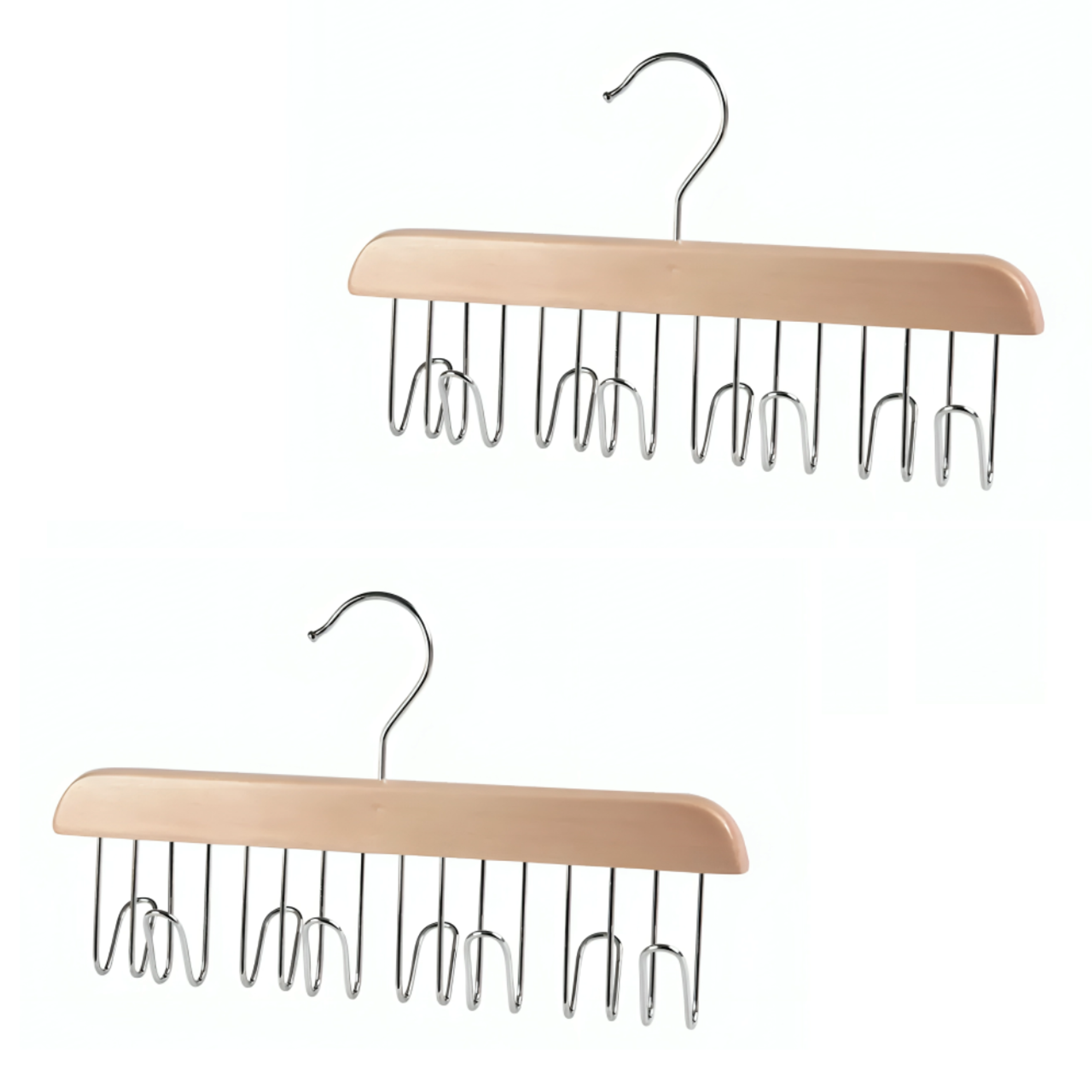 Pack x2 ganchos para ropa perchas colgadores organizadores 1