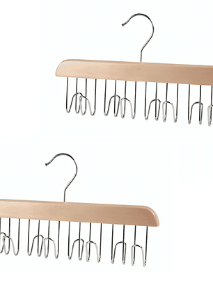 Pack x2 ganchos para ropa perchas colgadores organizadores