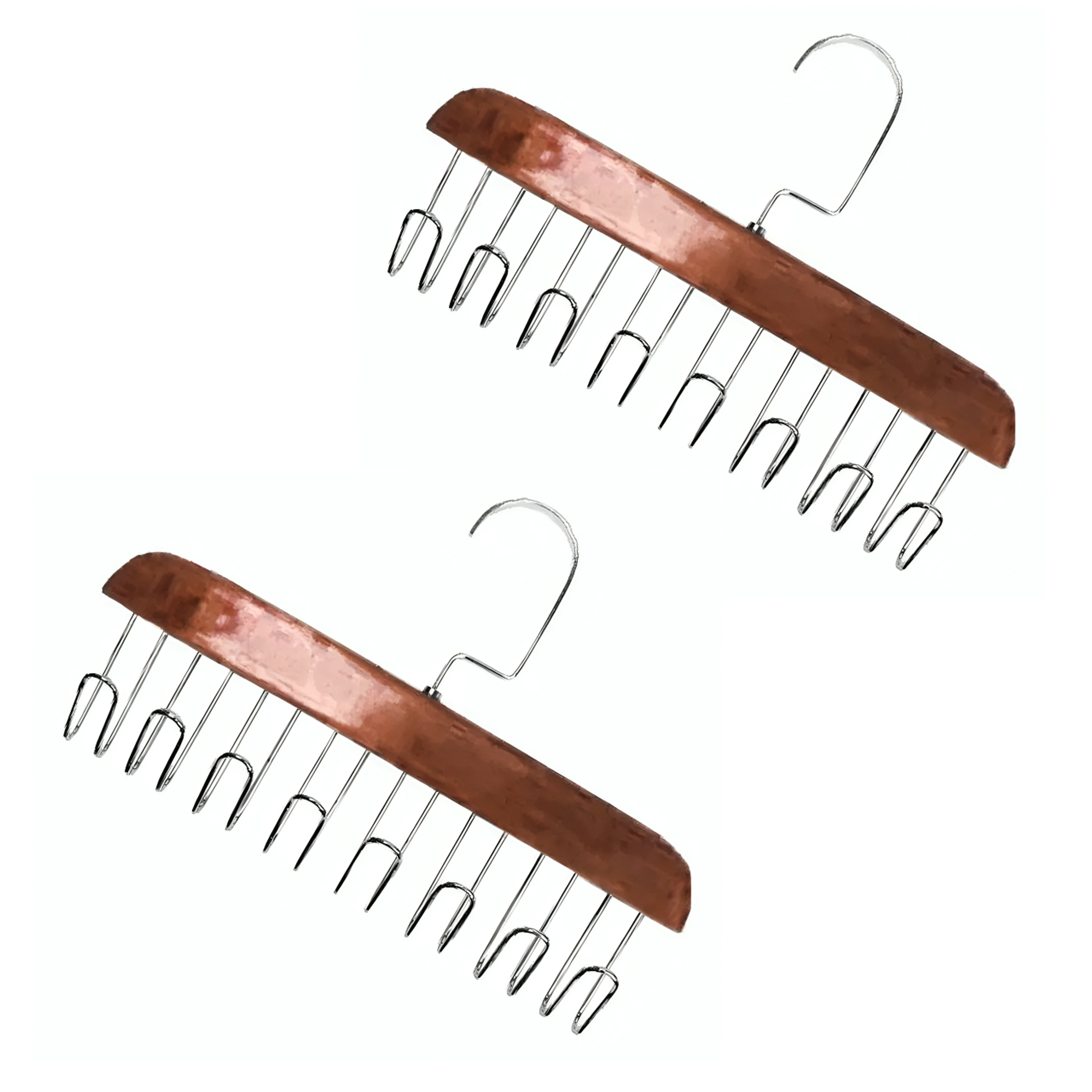 Pack x2 ganchos para ropa perchas colgadores organizadores 8