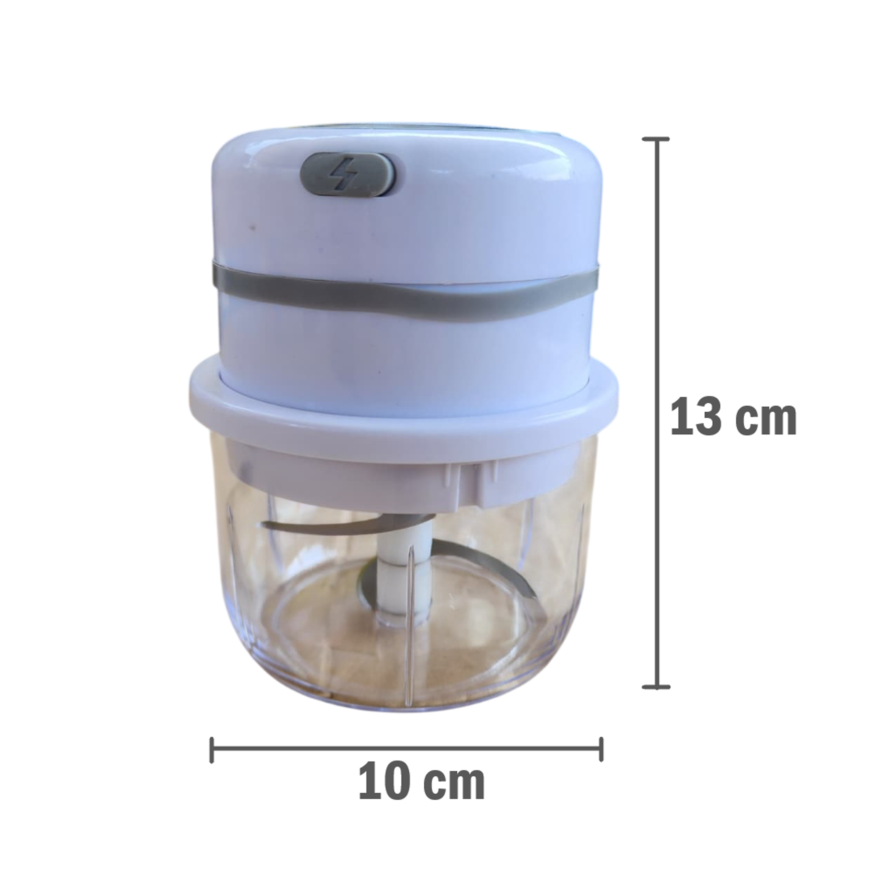 Picadora Eléctrica Mini de Alimentos de un Botón 13