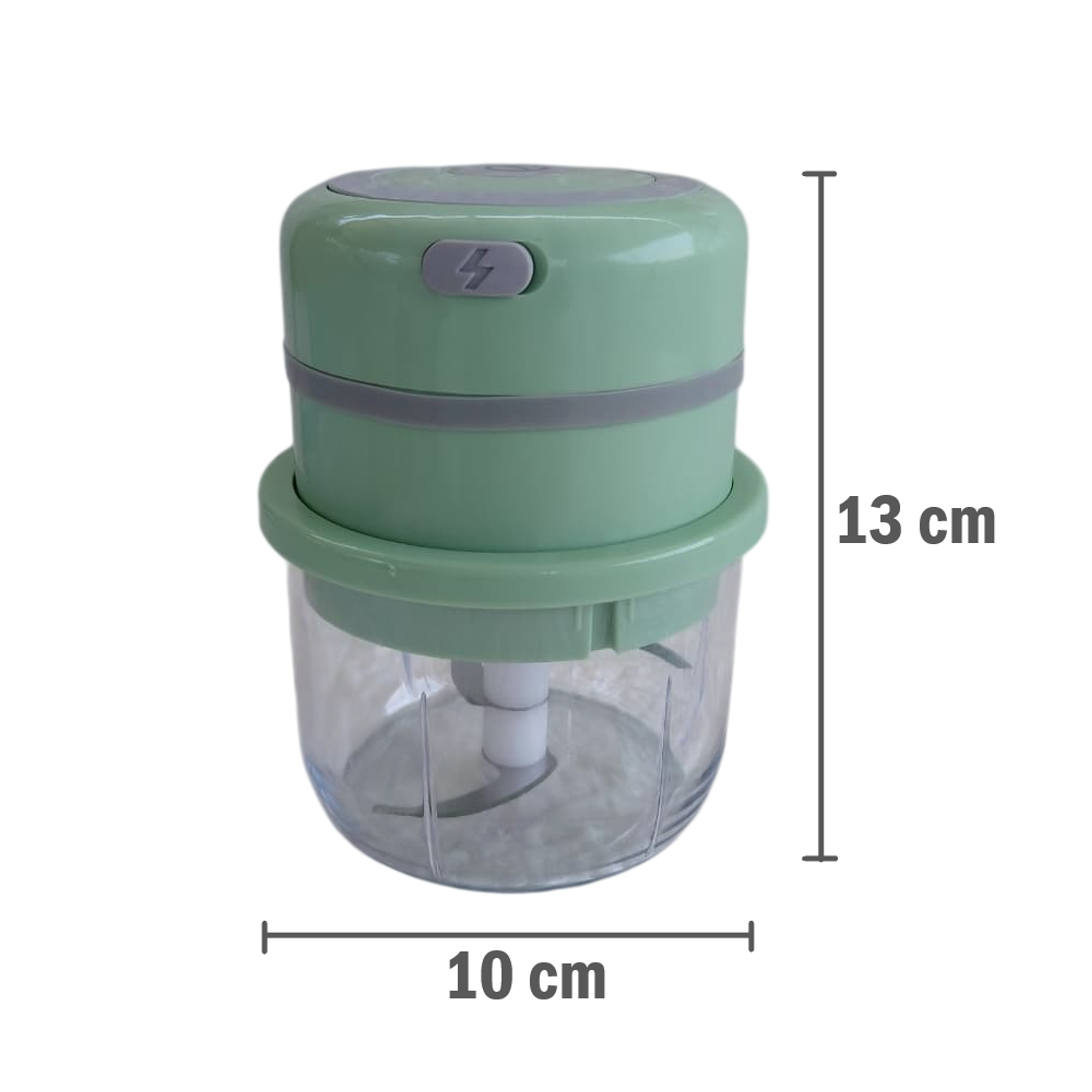 Picadora Eléctrica Mini de Alimentos de un Botón 17