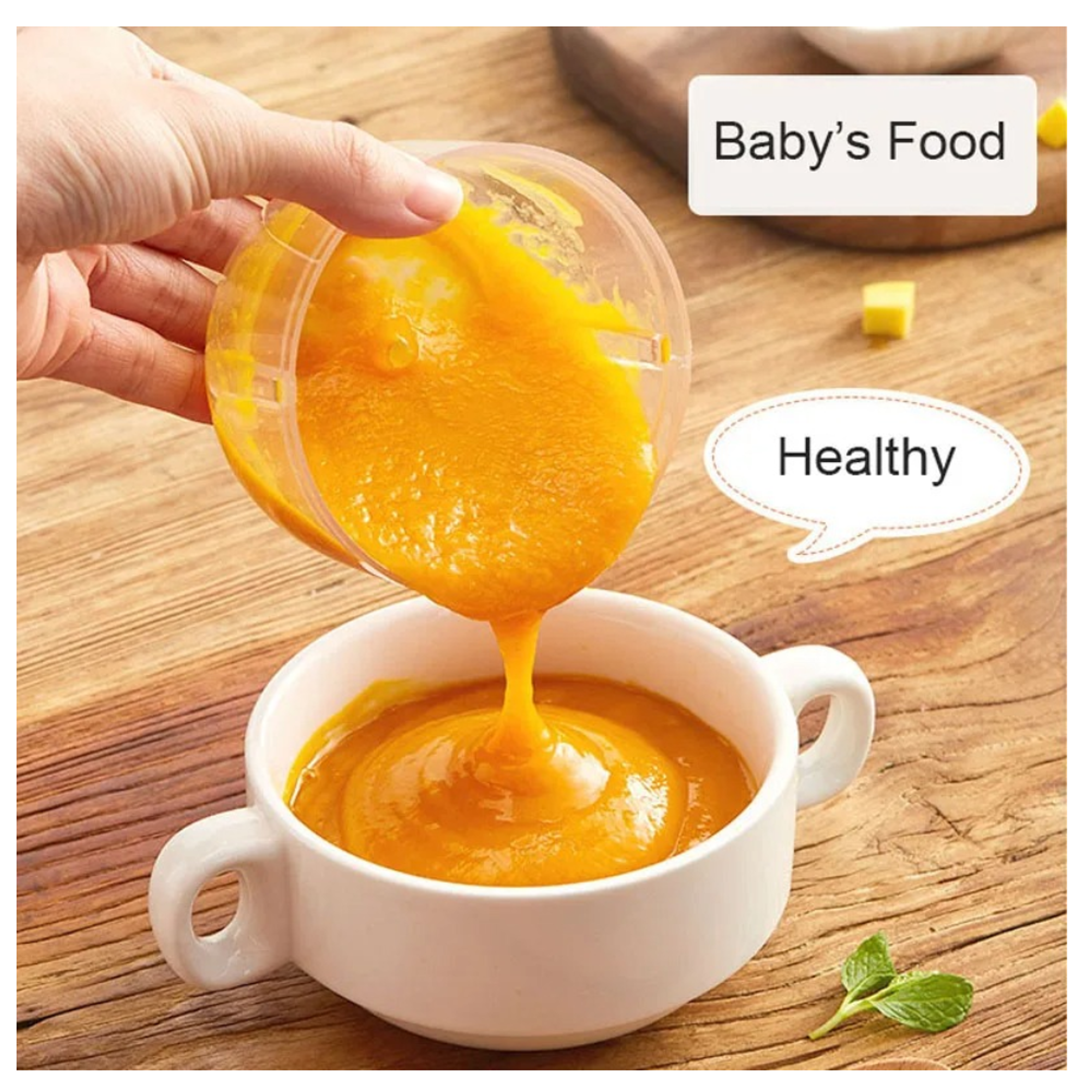 Picadora Eléctrica Mini de Alimentos de un Botón 18