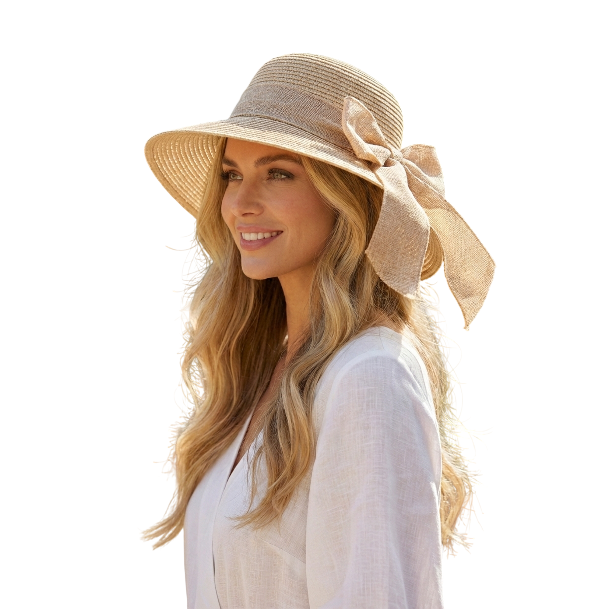 SOMBRERO ELEGANTE CON LISTON - 3 COLORES - 21-08 / 1 11