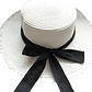 SOMBRERO CON CINTA NEGRA ELEGANTE - Miniatura 6