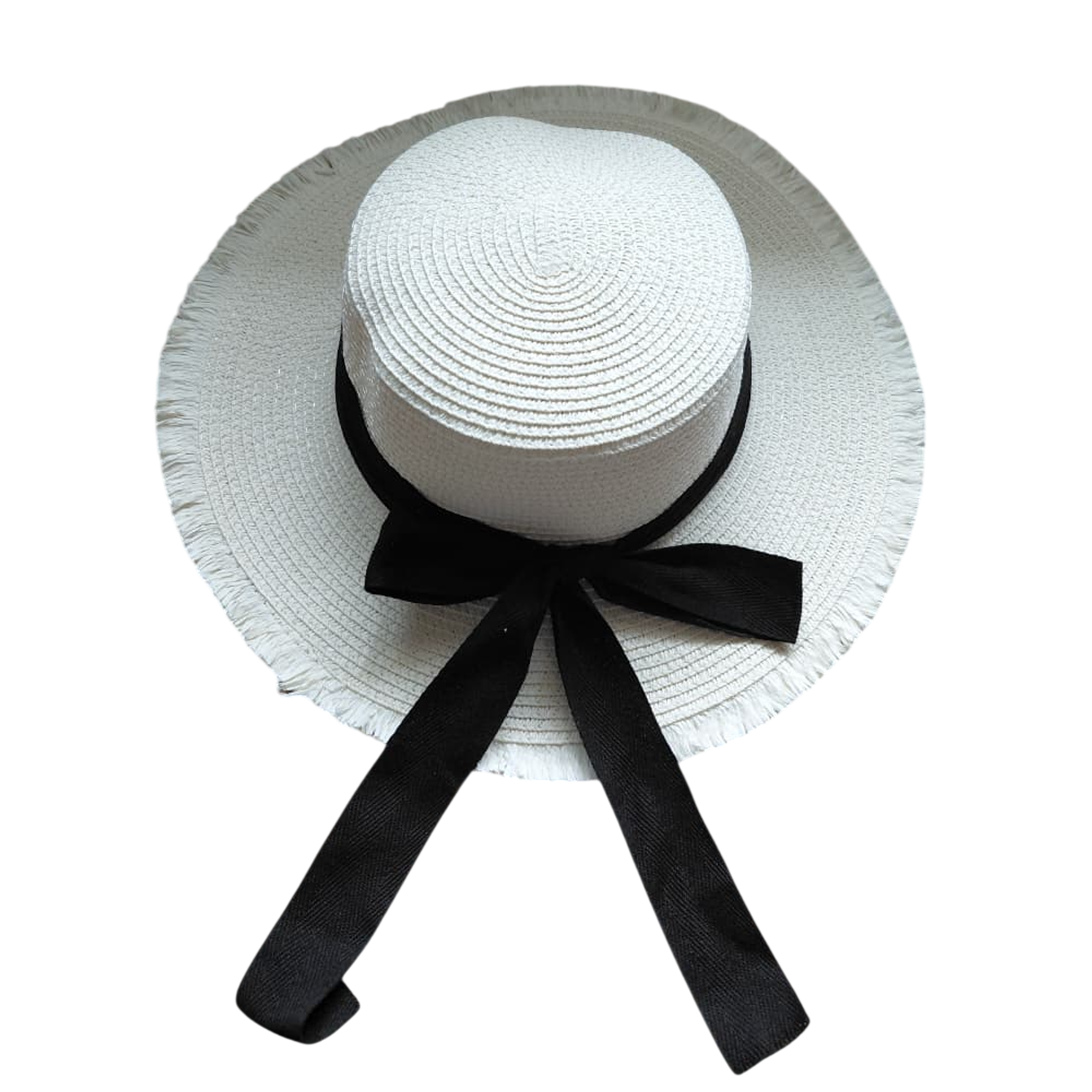 SOMBRERO CON CINTA NEGRA ELEGANTE 5