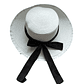 SOMBRERO CON CINTA NEGRA ELEGANTE - Miniatura 5