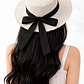 SOMBRERO CON CINTA NEGRA ELEGANTE - Miniatura 1