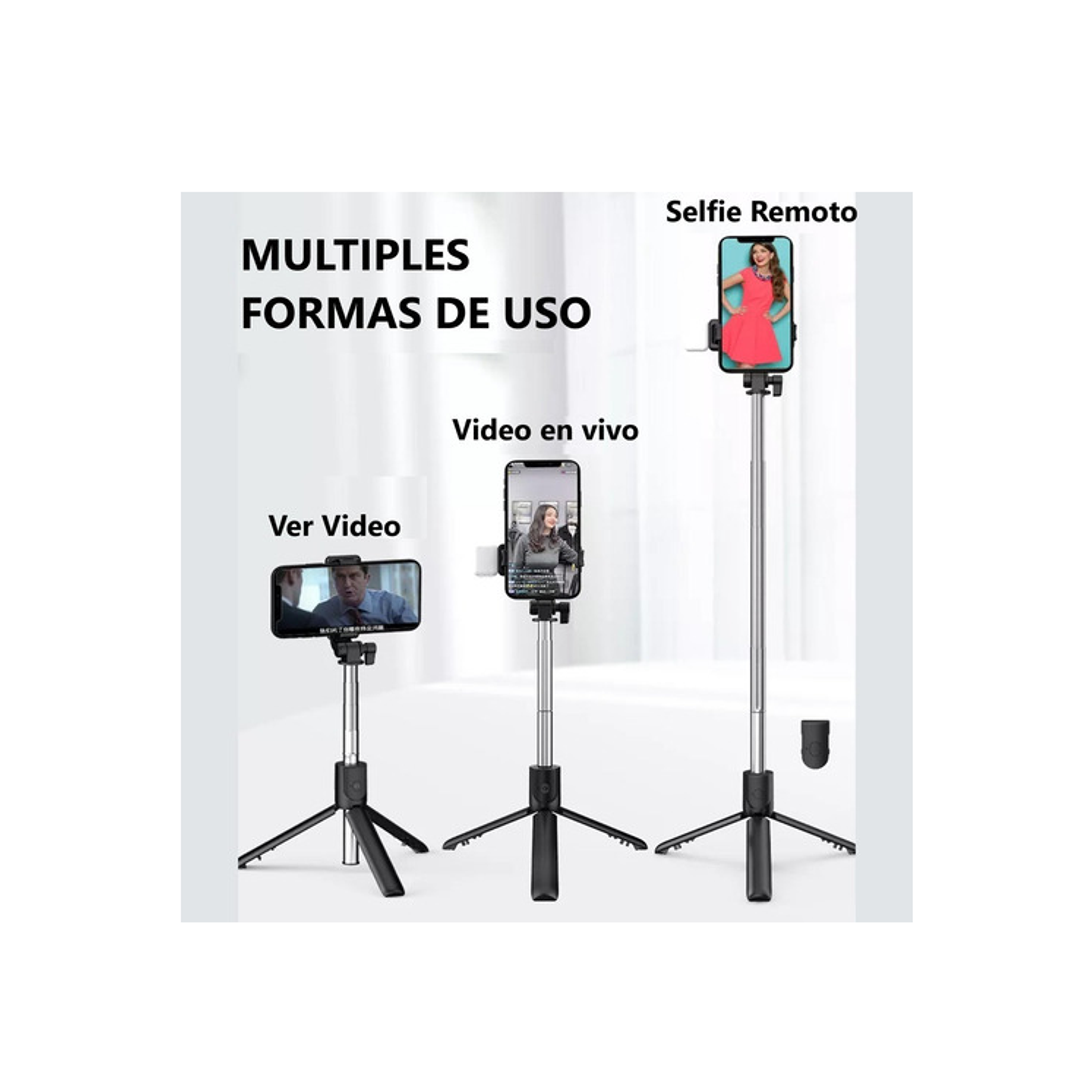 Palo Selfie Stick Tripode Bluetooth 68cm 1