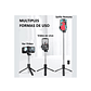 Palo Selfie Stick Tripode Bluetooth 68cm - Miniatura 1