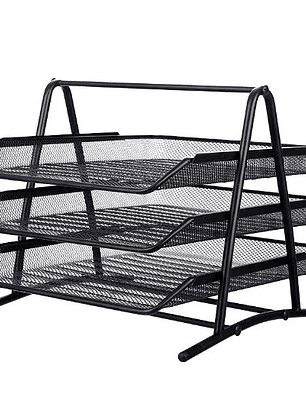 Organizador de Escritorio para Documentos Tipo rejilla - 3 Niveles