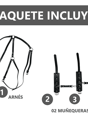 Sexy Arnés Cinturon de Mujer