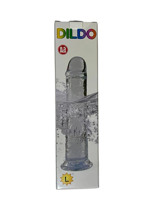 Dildo de silicona con ventosa de 21x4cm