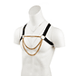 Arnés de Pecho con Cadenas Doradas - Miniatura 1