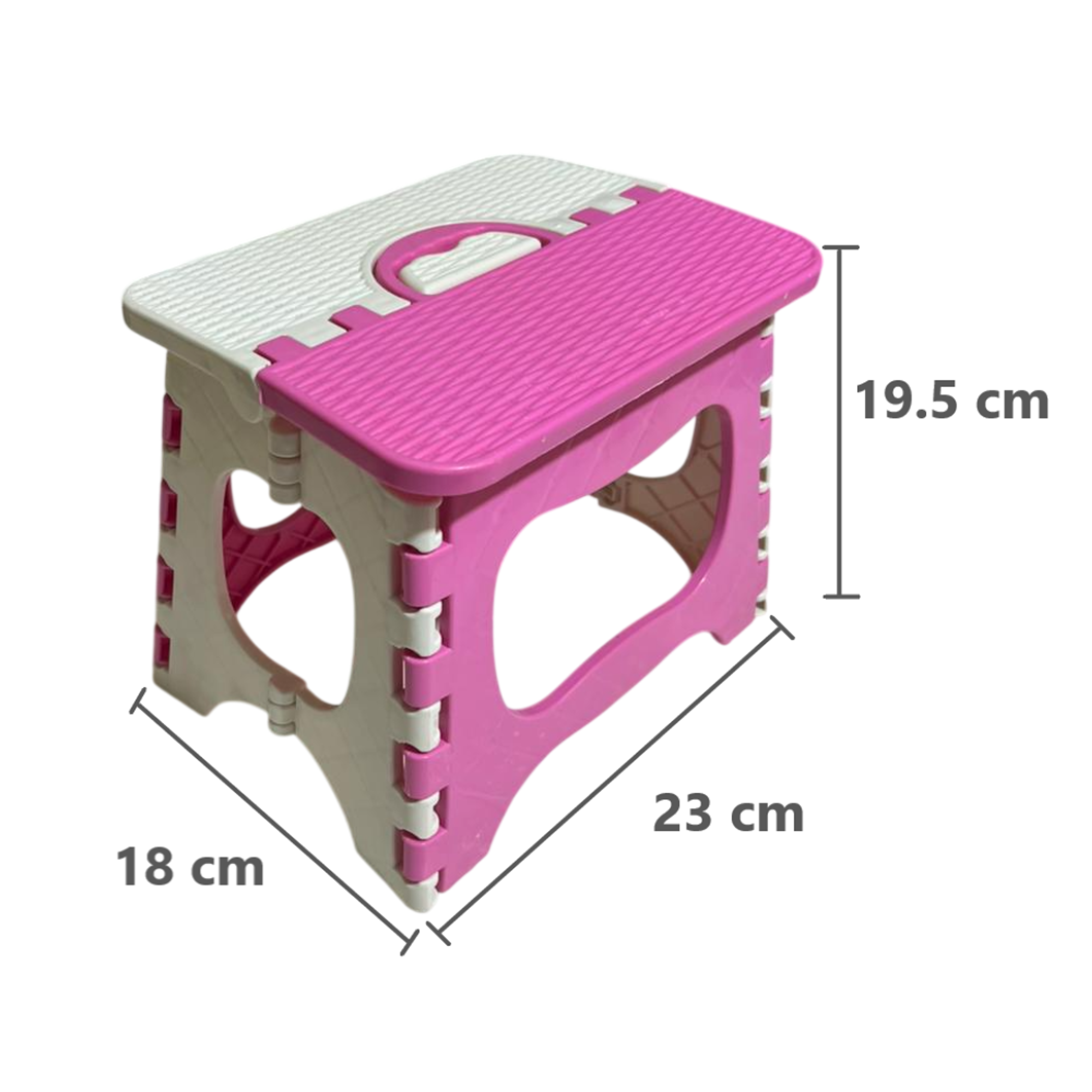 Mini silla banquito plegable - 23cm x 18cm 2