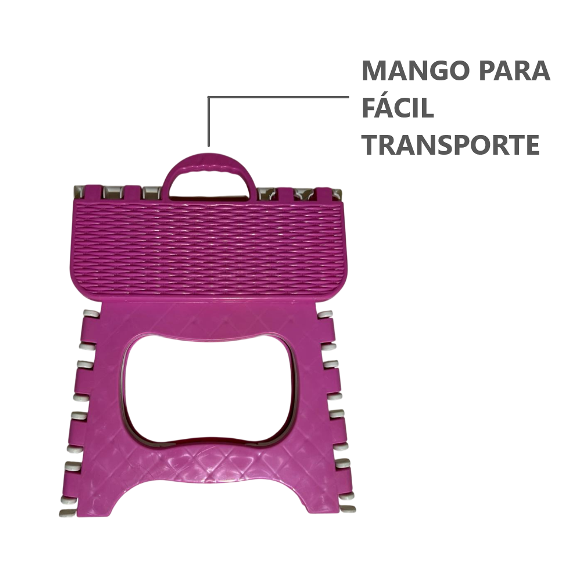 Mini silla banquito plegable - 23cm x 18cm 4