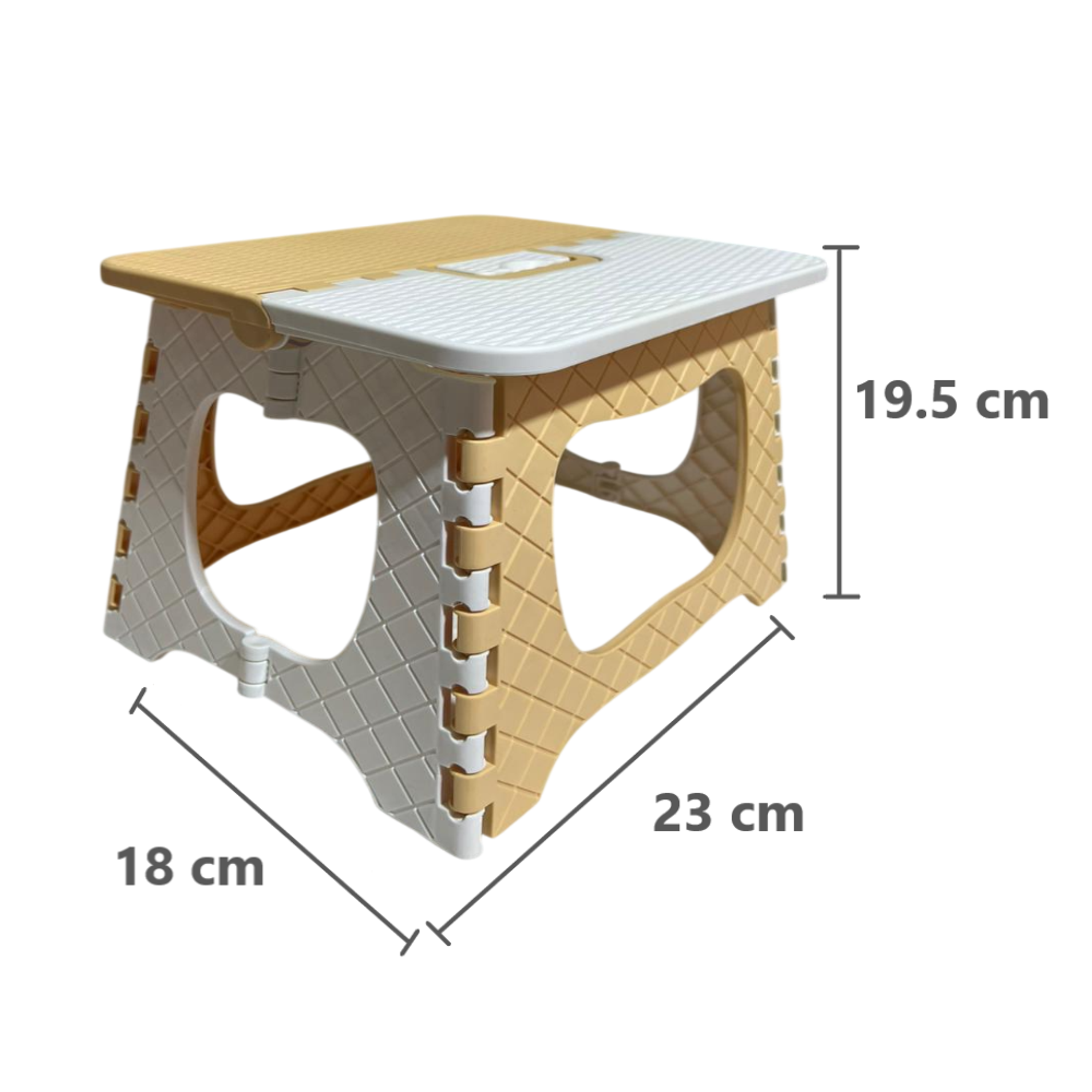 Mini silla banquito plegable - 23cm x 18cm 12