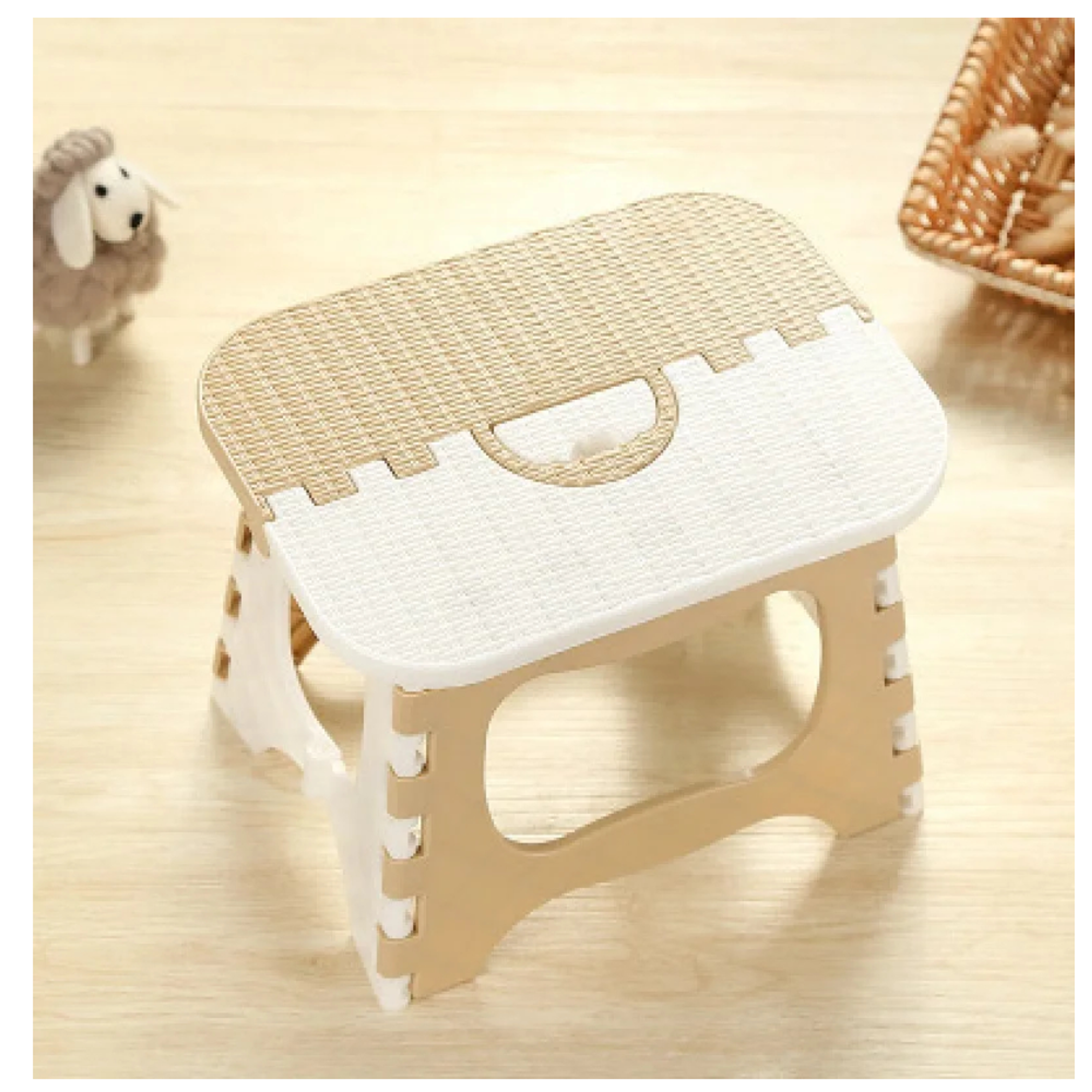 Mini silla banquito plegable - 23cm x 18cm 15