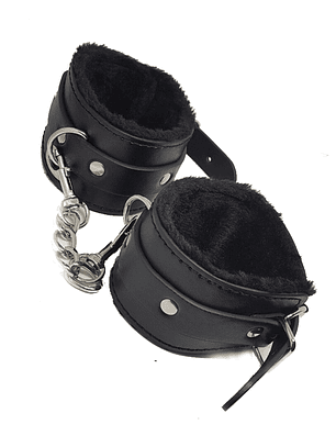 Esposas cubiertas de Felpa suave - Color NEGRO