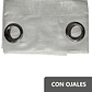 Pack x2 cortinas de 140x240cm con 8 ojales - Beige Tipo Tejido - Miniatura 15