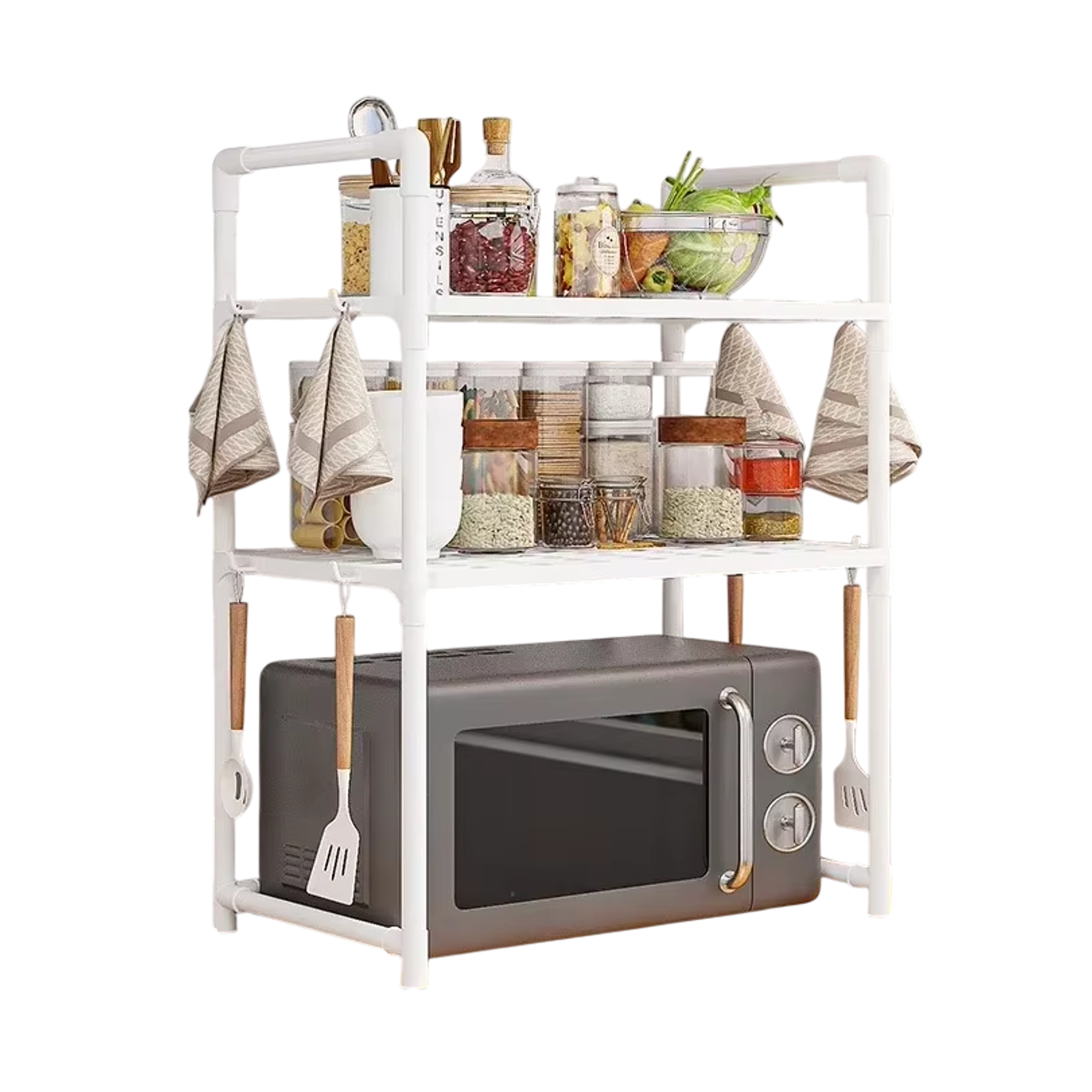 organizador de cocina de 2 niveles  1