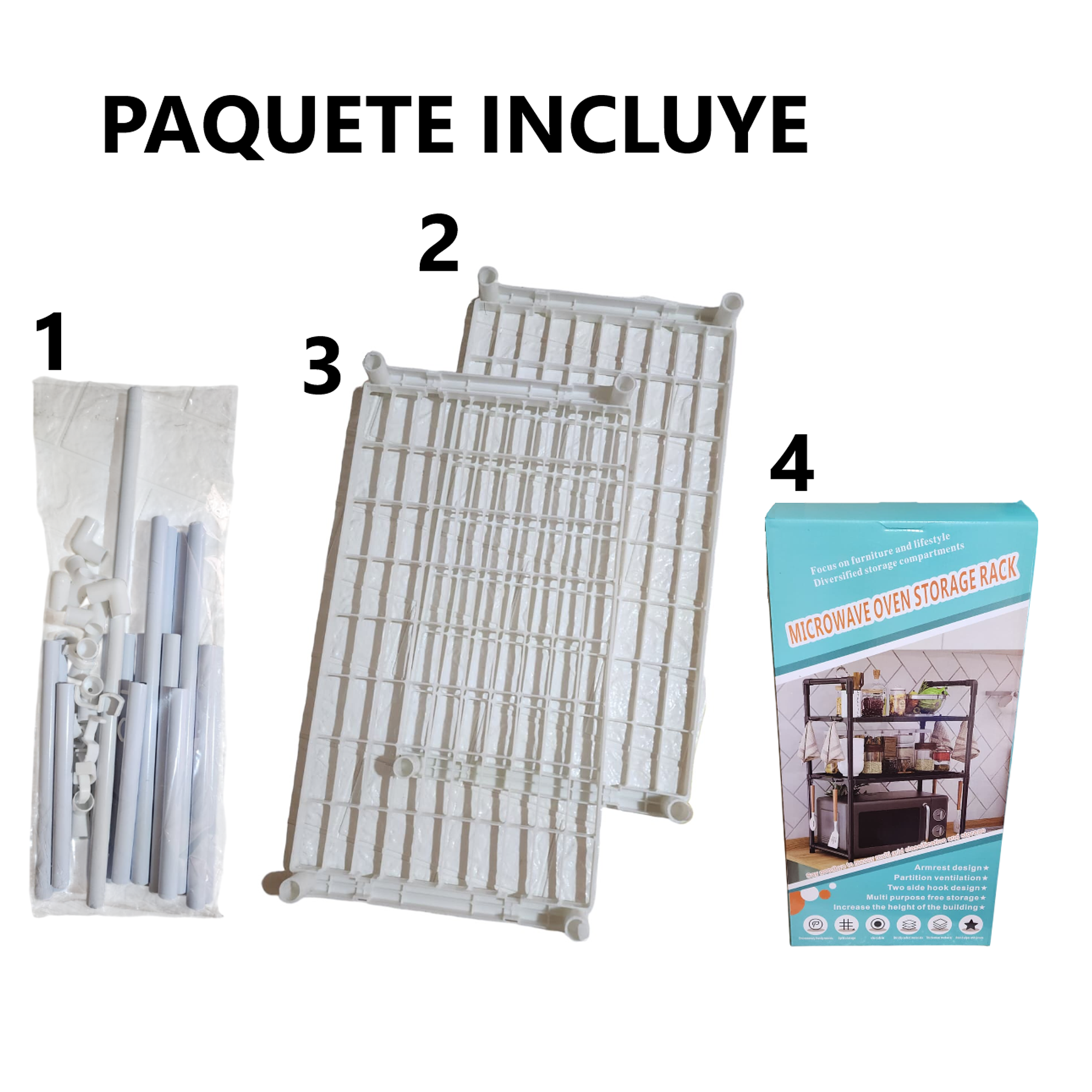 organizador de cocina de 2 niveles  3