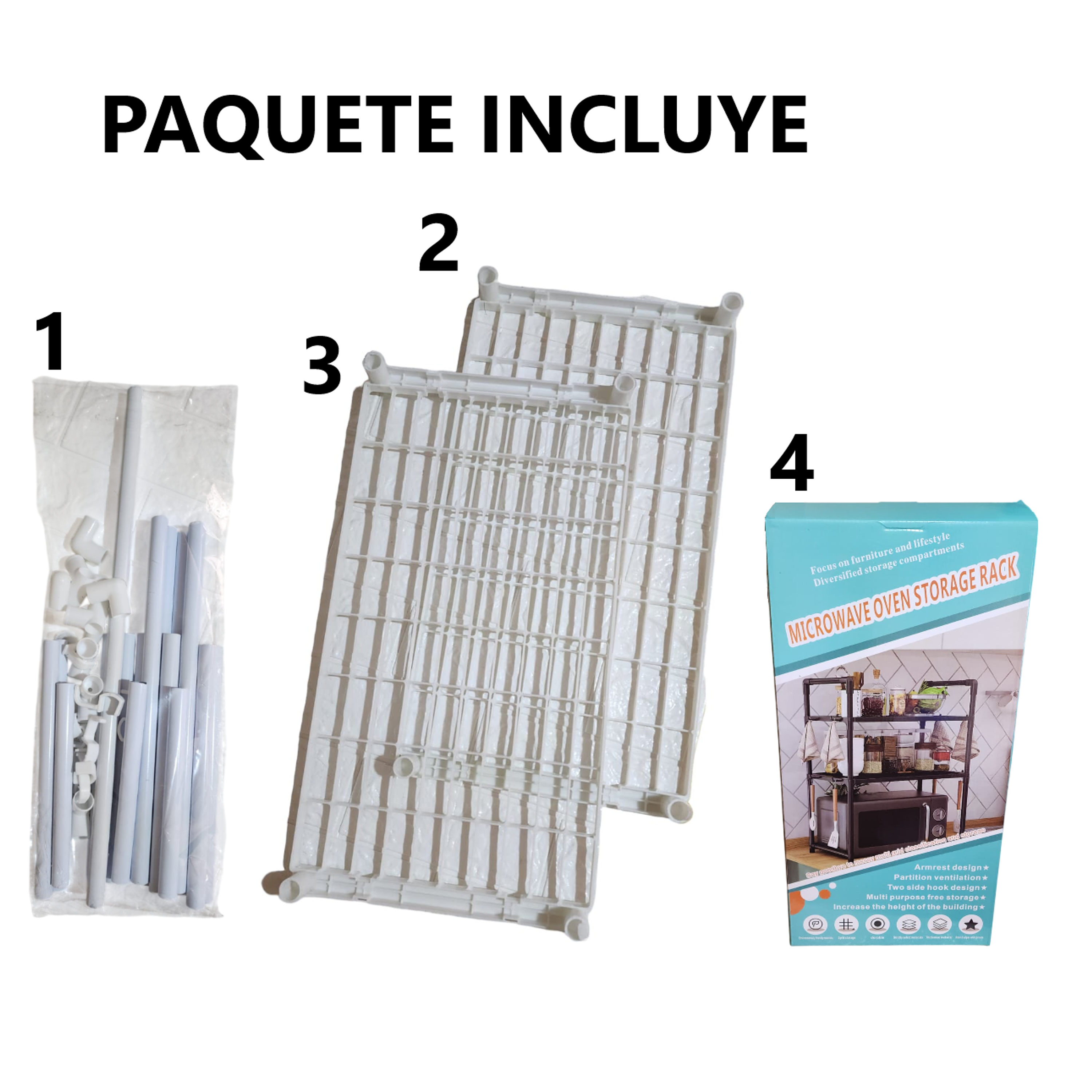 organizador de cocina de 2 niveles  3