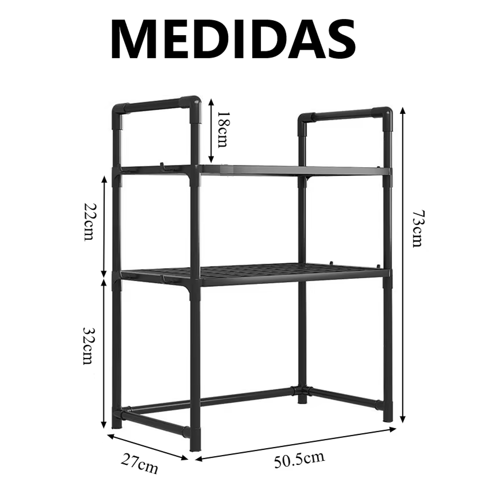 organizador de cocina de 2 niveles  4