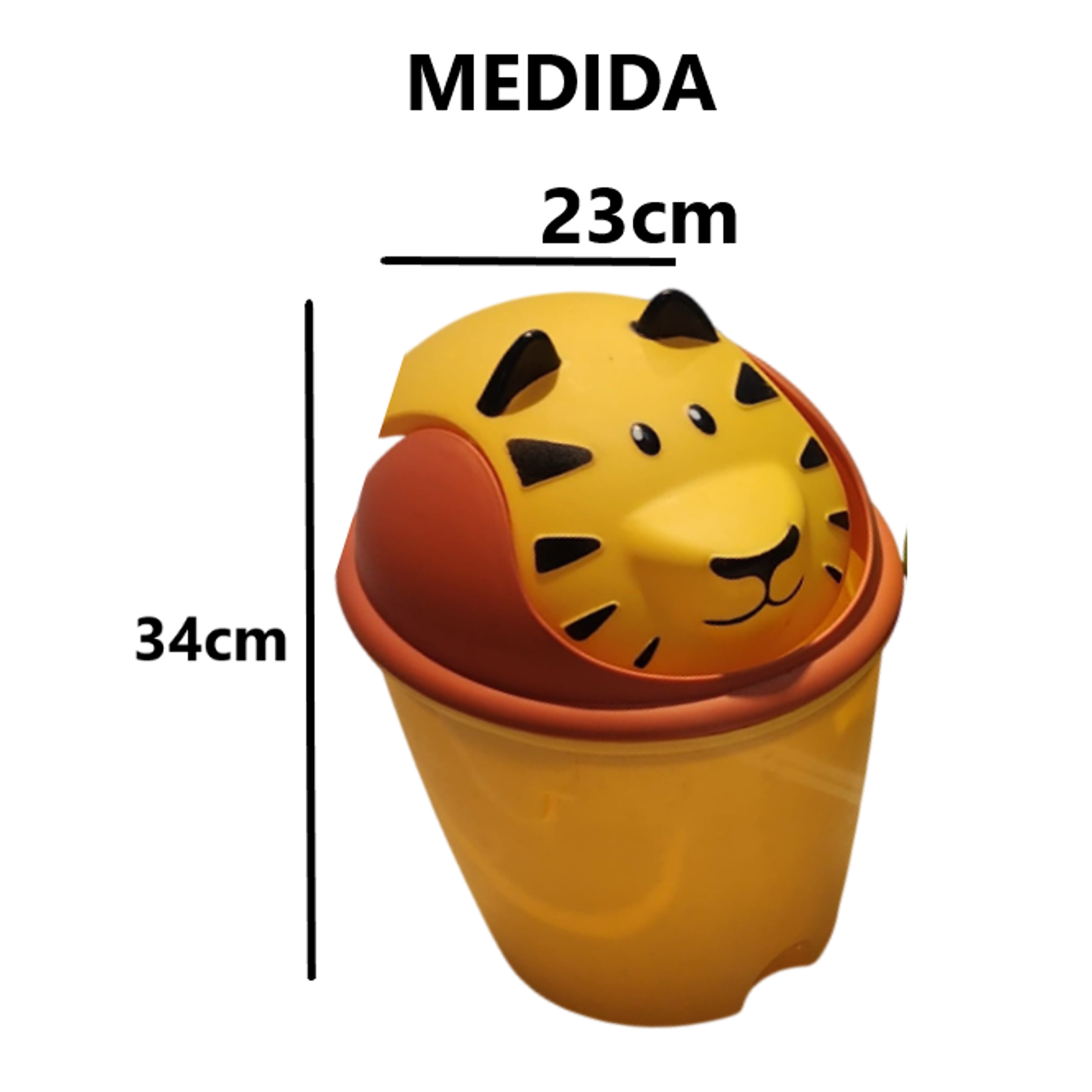 PACK DE 2 TACHOS DE BASURA PAPELERA DE SAPO Y LEON 2