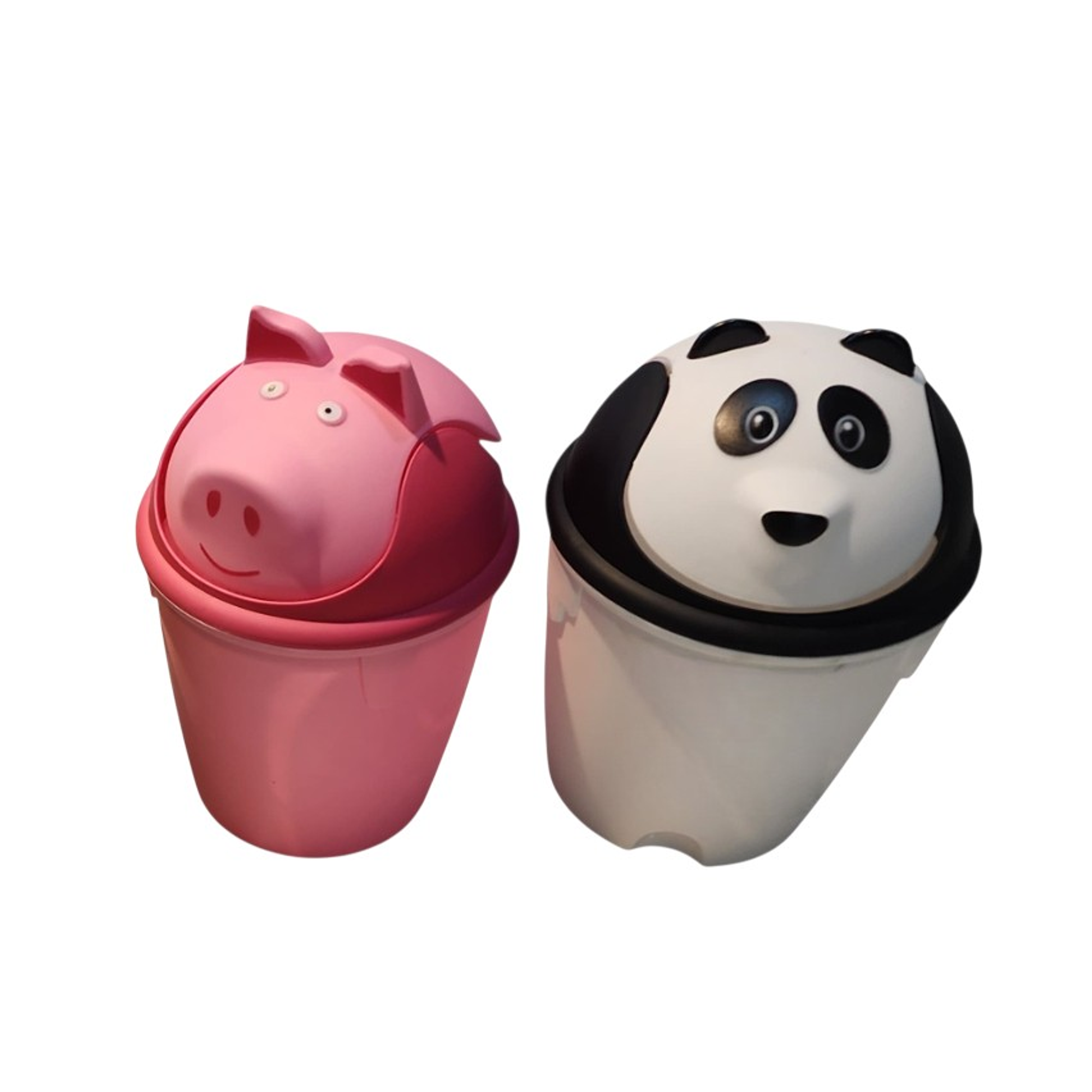 PACK DE 2 TACHOS DE BASURA PAPELERA DE SAPO Y LEON 6