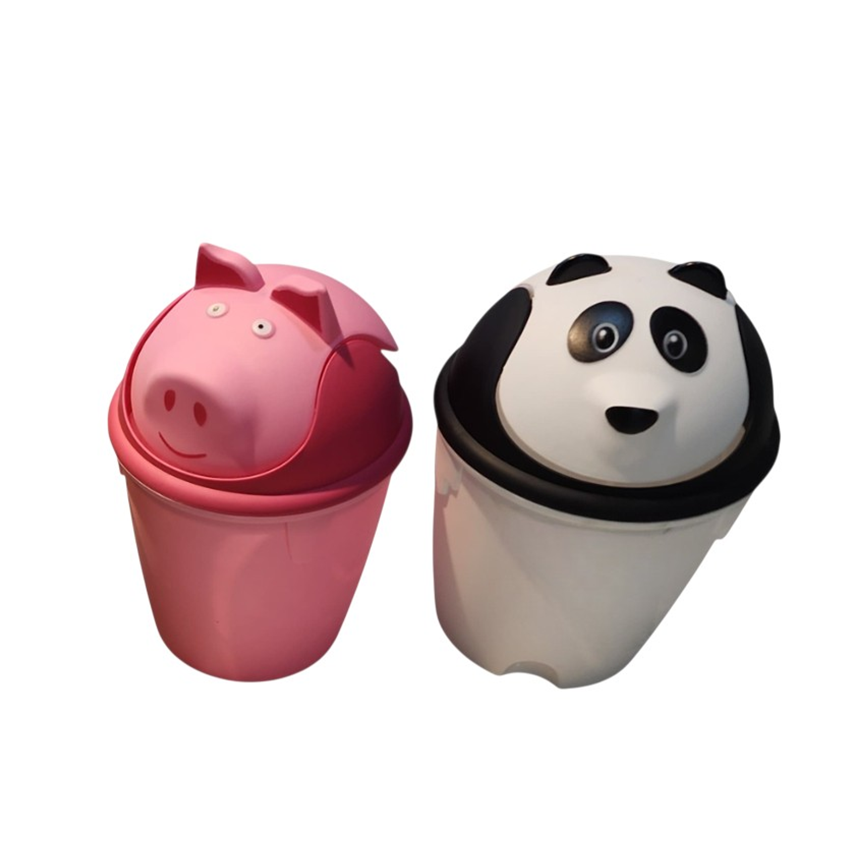 PACK DE 2 TACHOS DE BASURA PAPELERA DE SAPO Y LEON 6