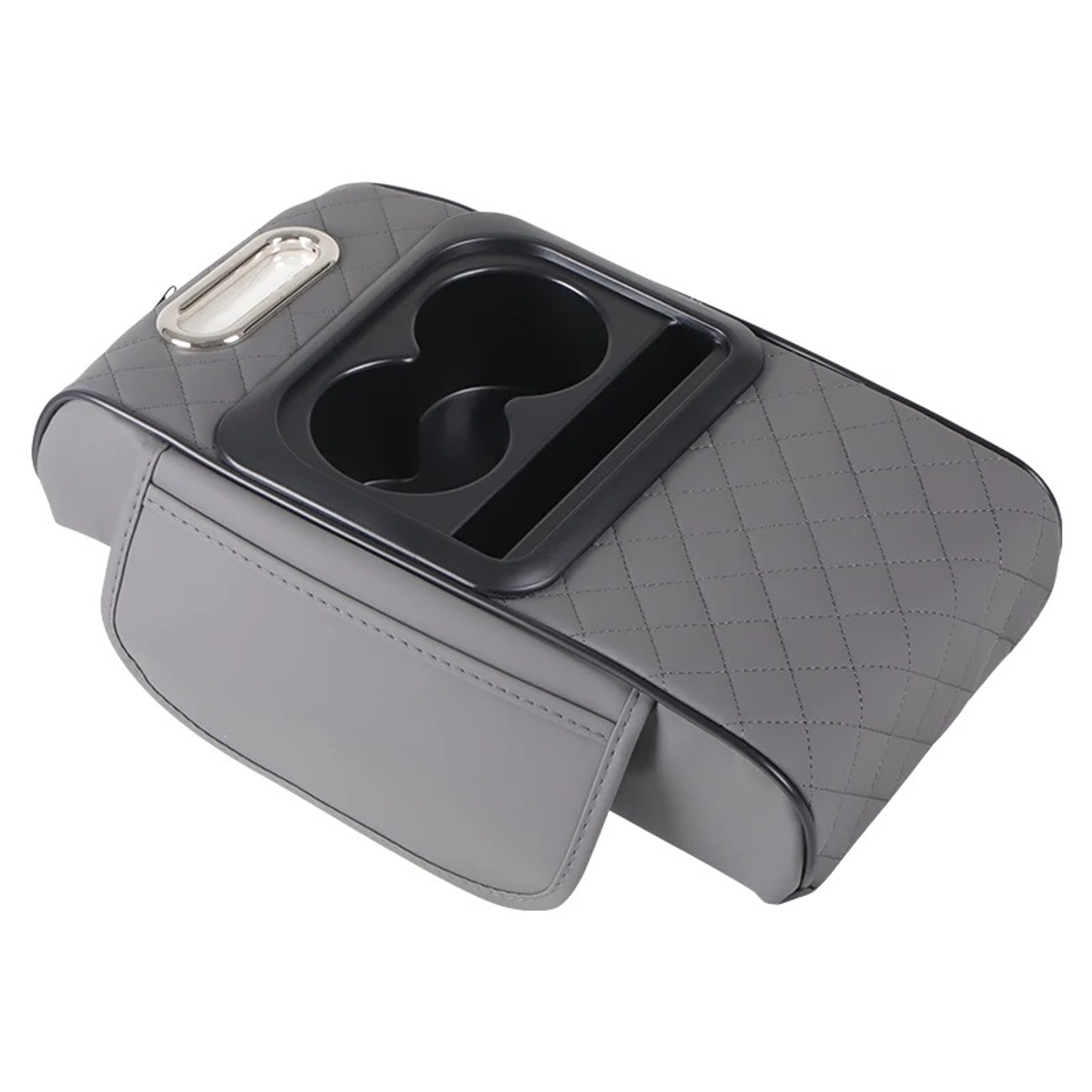 Caja de almacenamiento portavaso porta servilleta y telefono - NARANJA 4