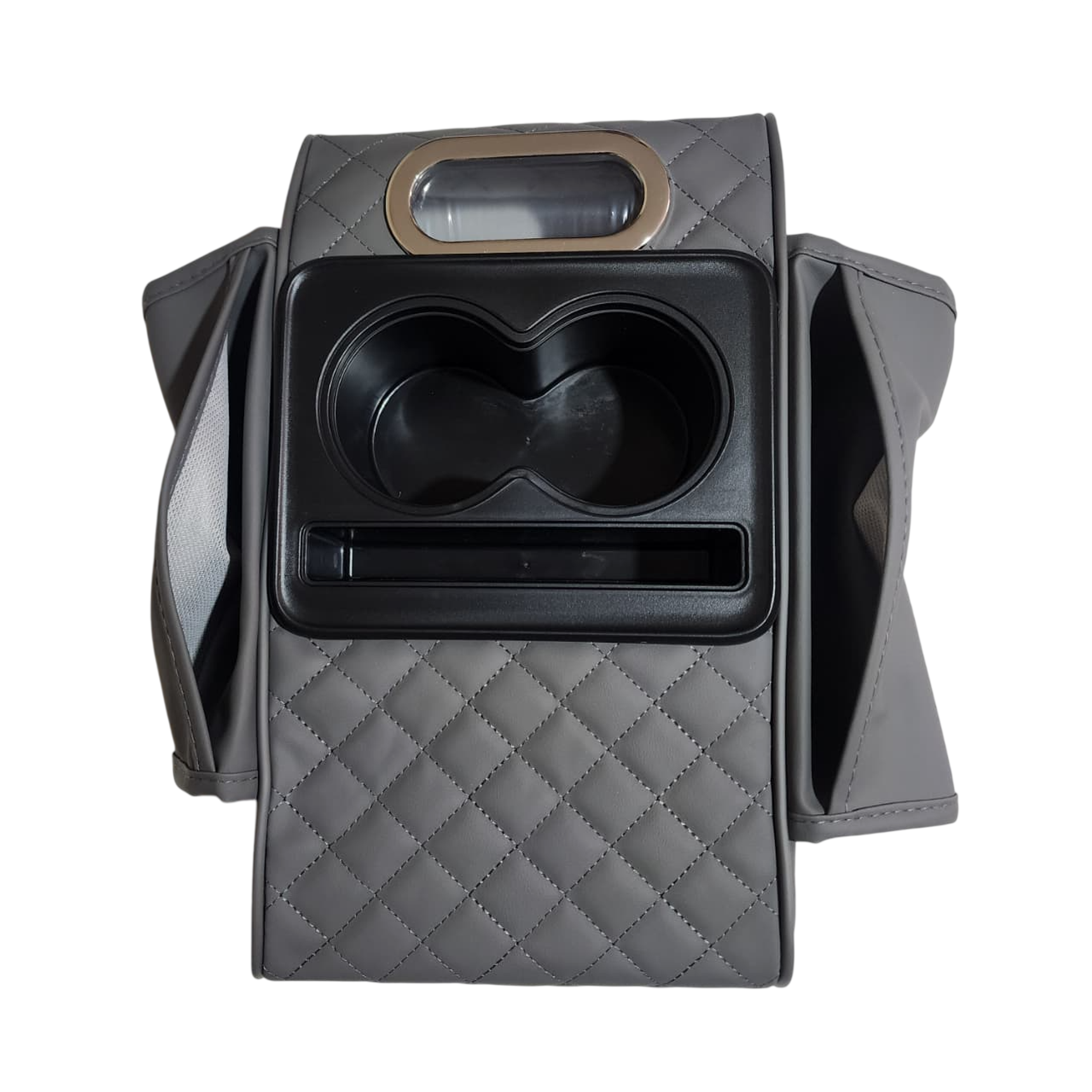 Caja de almacenamiento portavaso porta servilleta y telefono - NARANJA 5